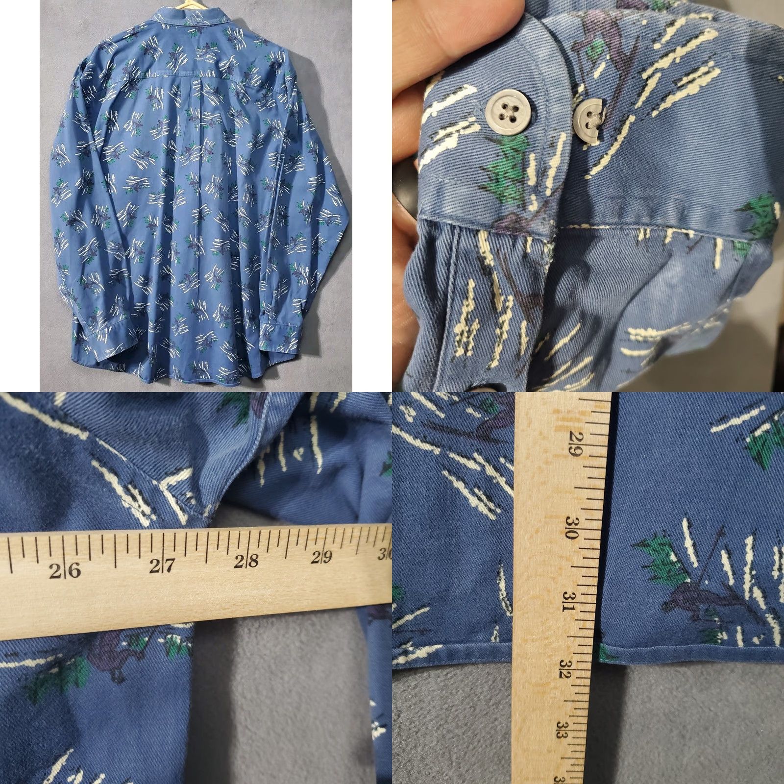 Vintage VINTAGE Cambridge Classics Shirt Mens XL Blue 90s Y2K Skiing All Over Print Size US XL / EU 56 / 4 - 8 Thumbnail