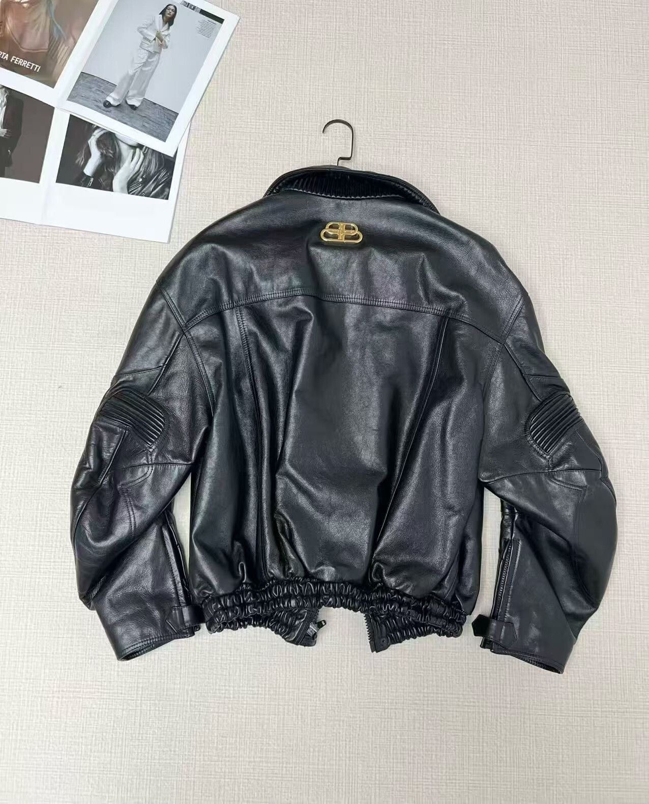 Balenciaga balenciaga racing logo leather jacket Size US L / EU 52-54 / 3 - 4 Thumbnail