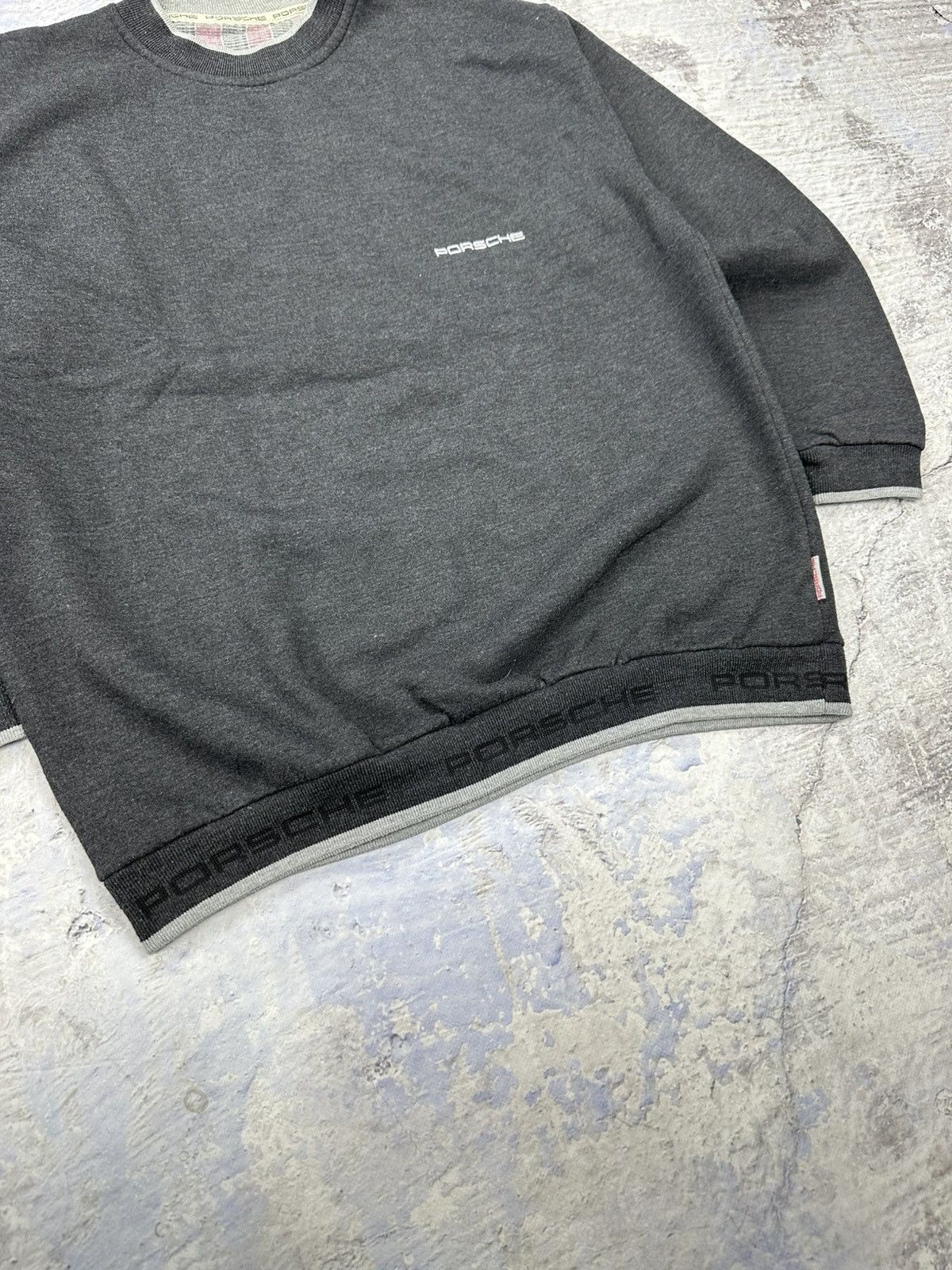 Porsche Design × Vintage Porsche vintage sweatshirt mens grey faded racing rare Size US M / EU 48-50 / 2 - 6 Thumbnail