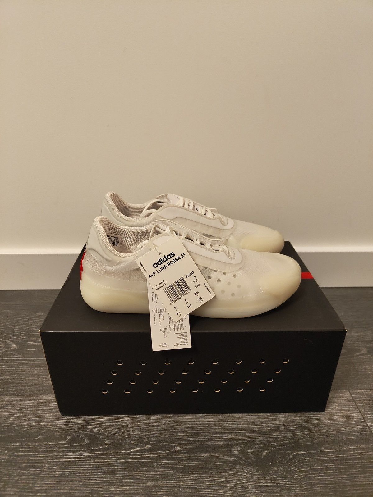 Adidas × Prada Adidas x Prada Luna Rossa 21 “White” Sneakers Size US 6.5 / EU 39-40 - 1 Thumbnail