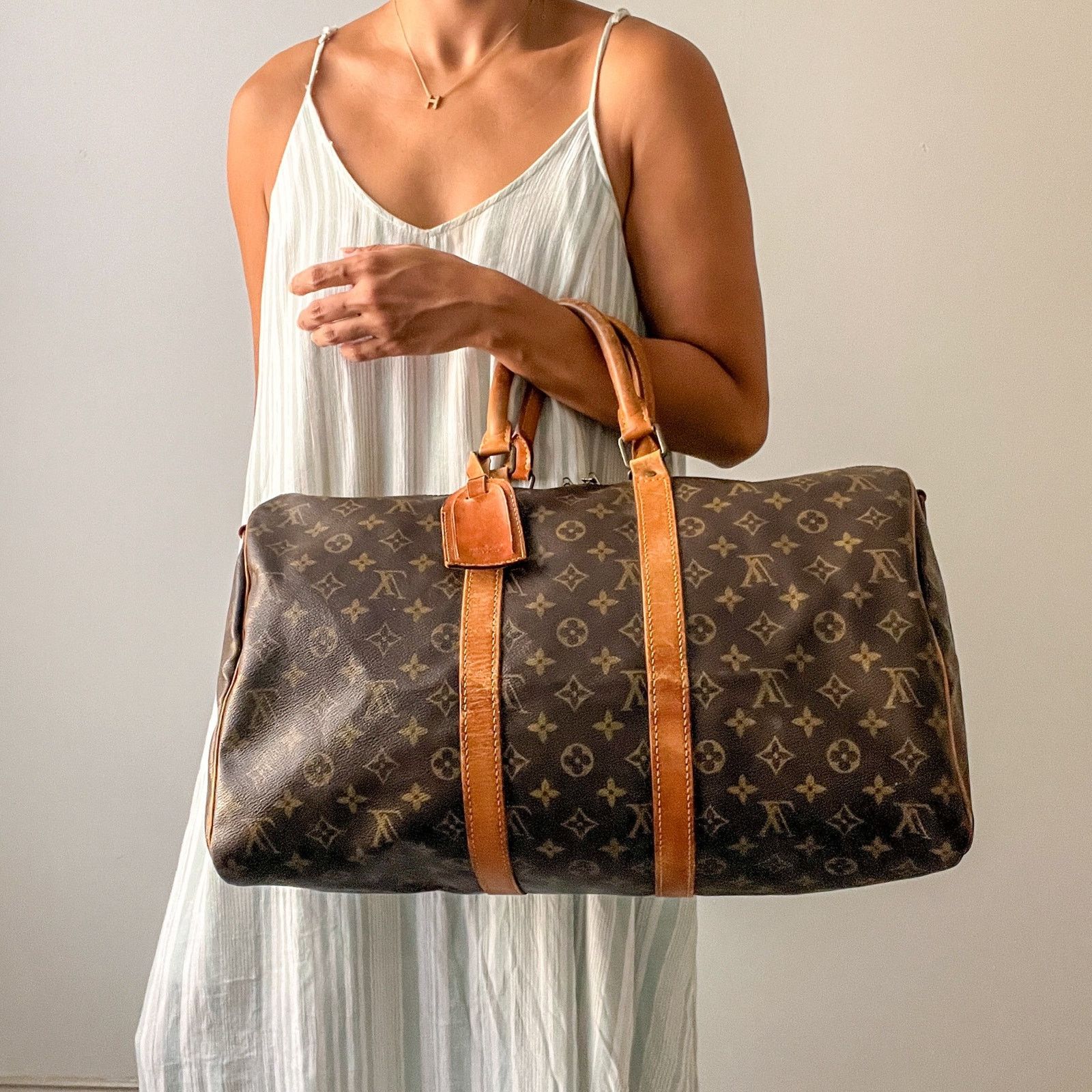Louis Vuitton Louis Vuitton Keepall 45 Monogram Duffel Bag VI872 Size ONE SIZE - 11 Thumbnail