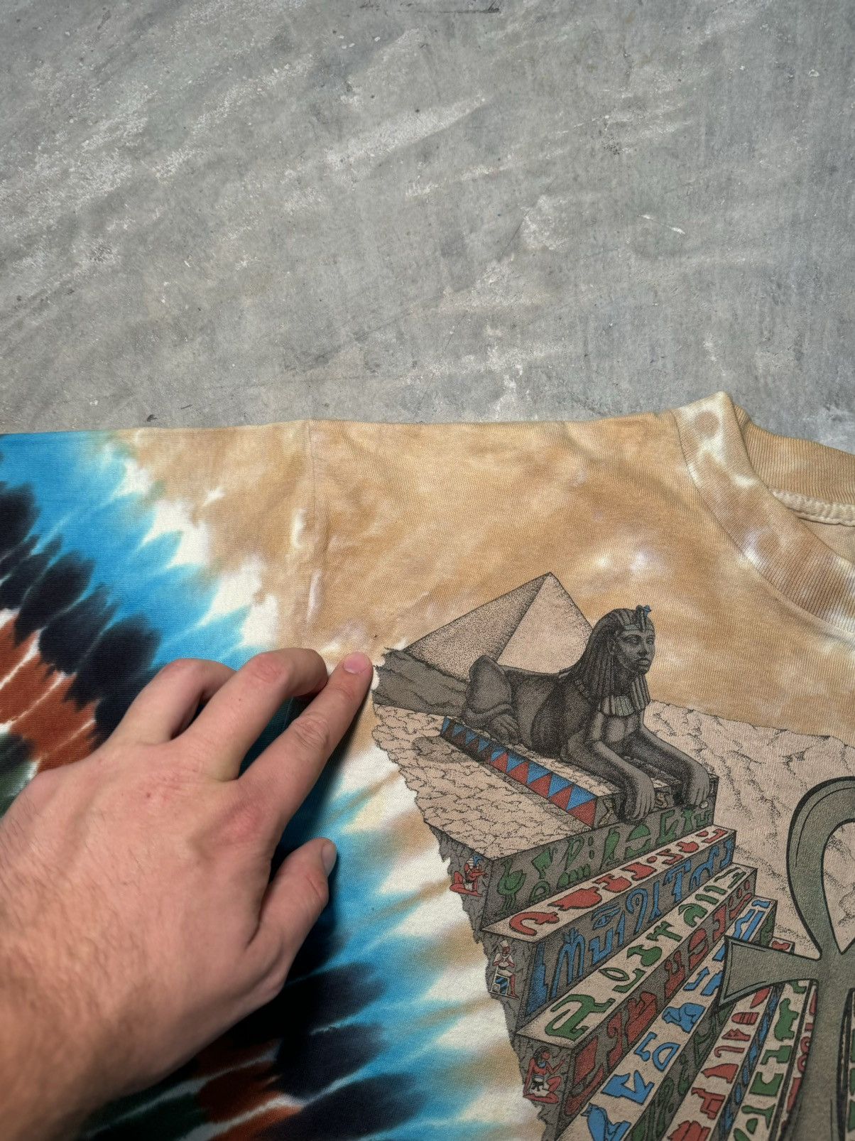 Liquid Blue Ancient Egypt Pharaoh Liquid Blue 90s grail very rare Size US XL / EU 56 / 4 - 8 Thumbnail