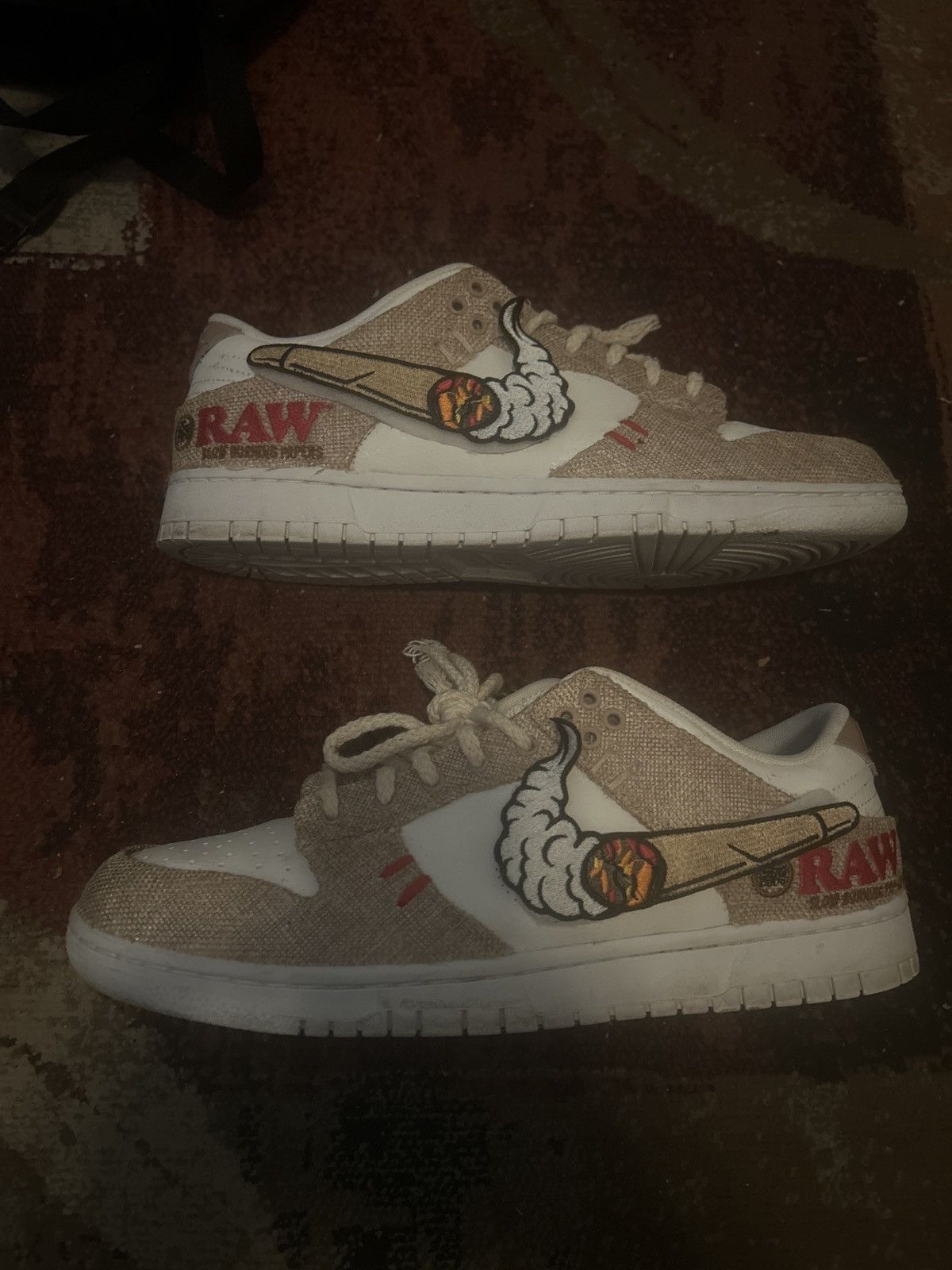 Nike Nike Dunk Low x RAW Custom Size US 11 / EU 44 - 1 Thumbnail