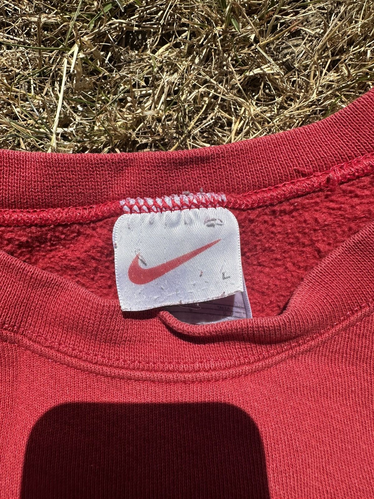 Nike Vintage Nike Sweater Red Mens Large Size US L / EU 52-54 / 3 - 3 Thumbnail