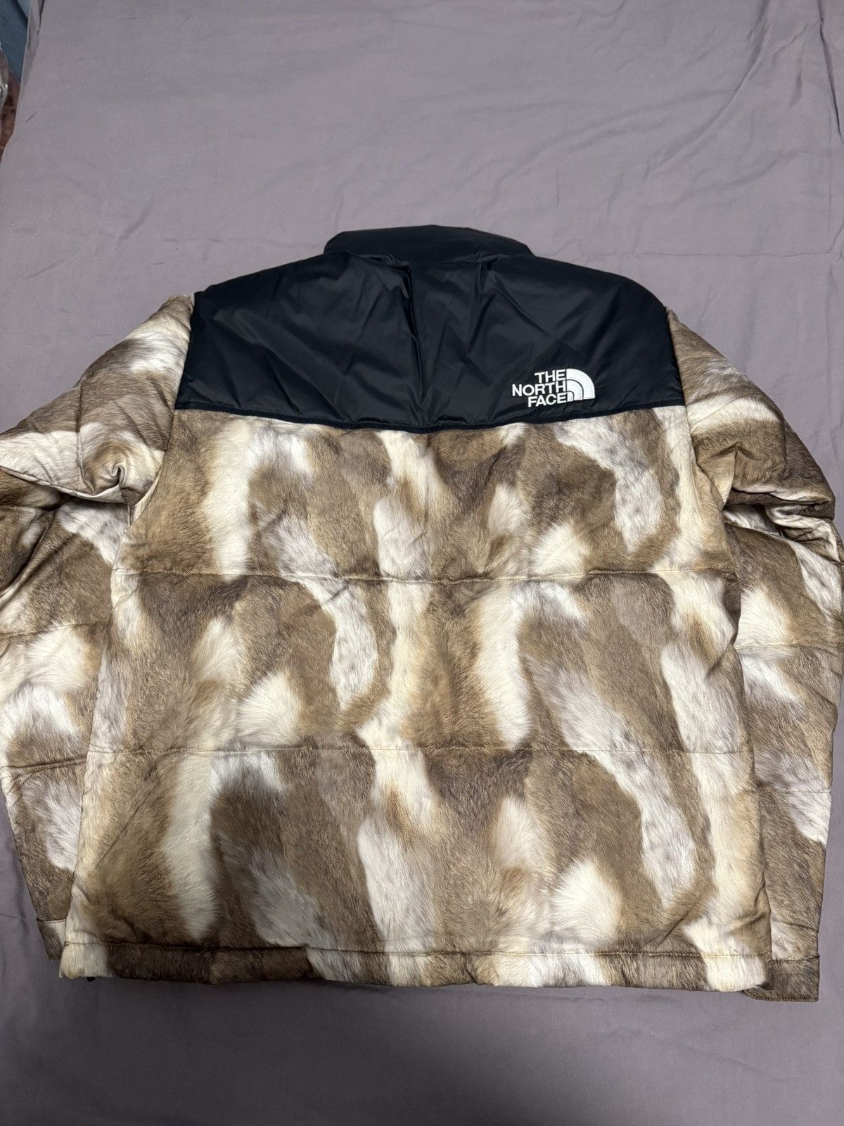 The North Face Supreme tnf North face Fur print nuptse jacket Size US S / EU 44-46 / 1 - 5 Thumbnail