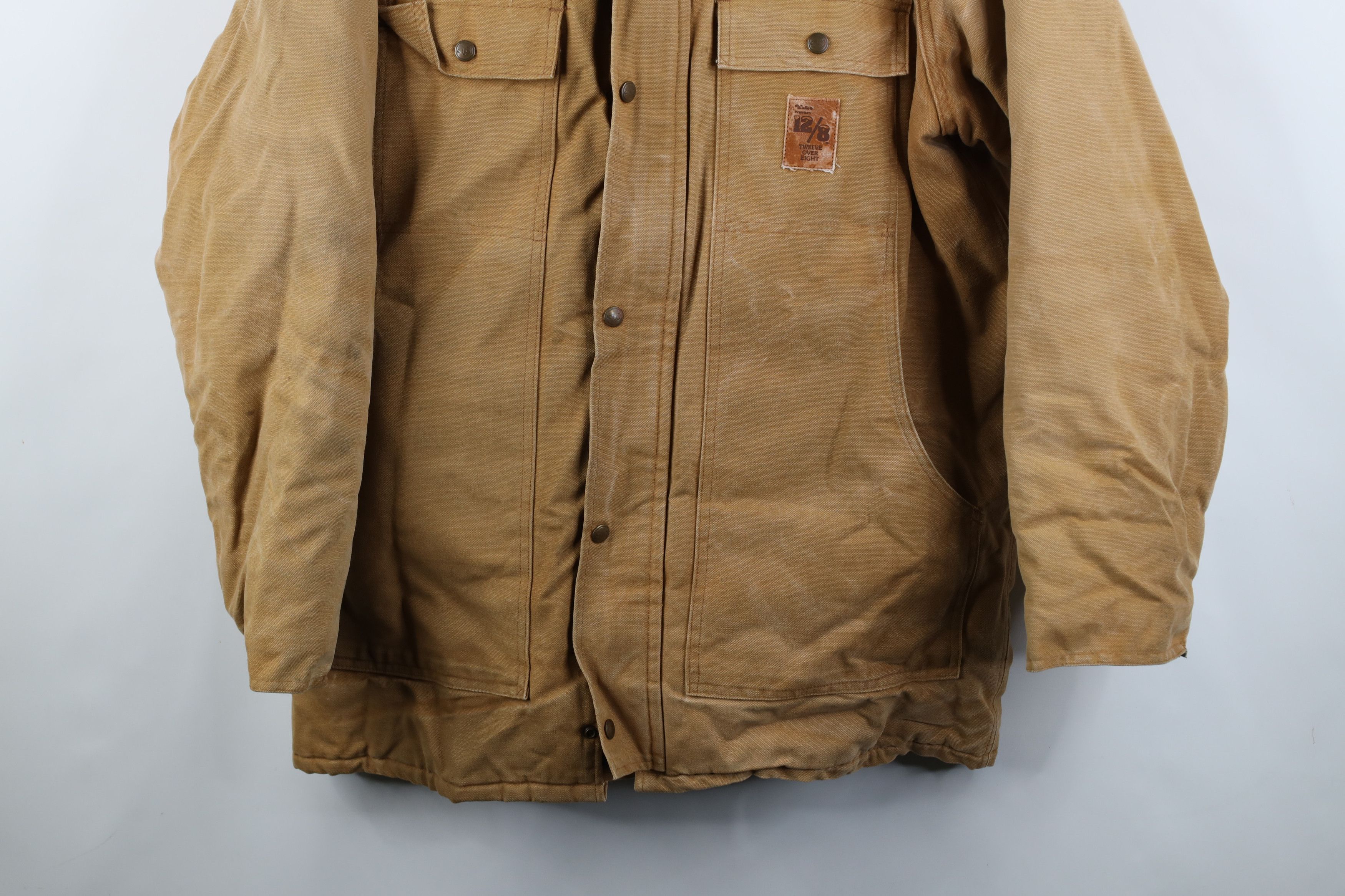 Walls Vintage 90s Walls Canvas Quilted Chore Barn Jacket USA Size US L / EU 52-54 / 3 - 3 Thumbnail
