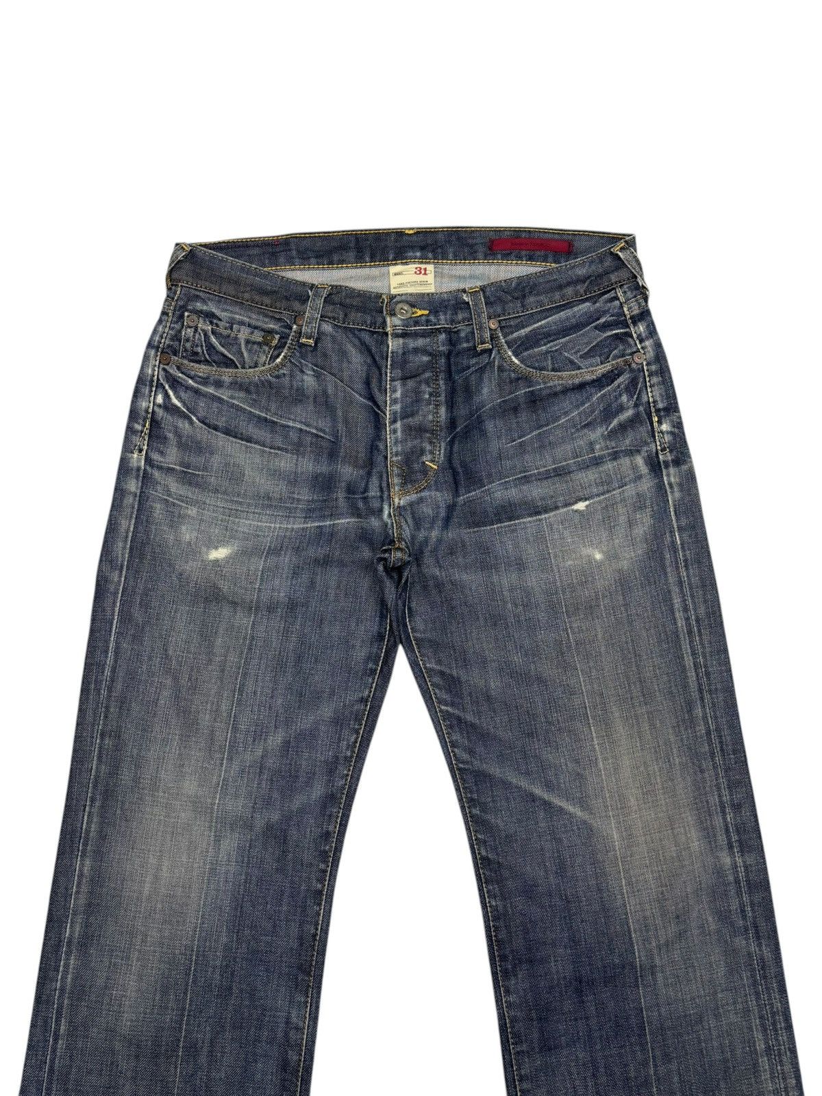Kapital FLARE JEANS BANANA REPUBLIC DISTRESSED DENIM JEANS Size US 32 / EU 48 - 5 Thumbnail