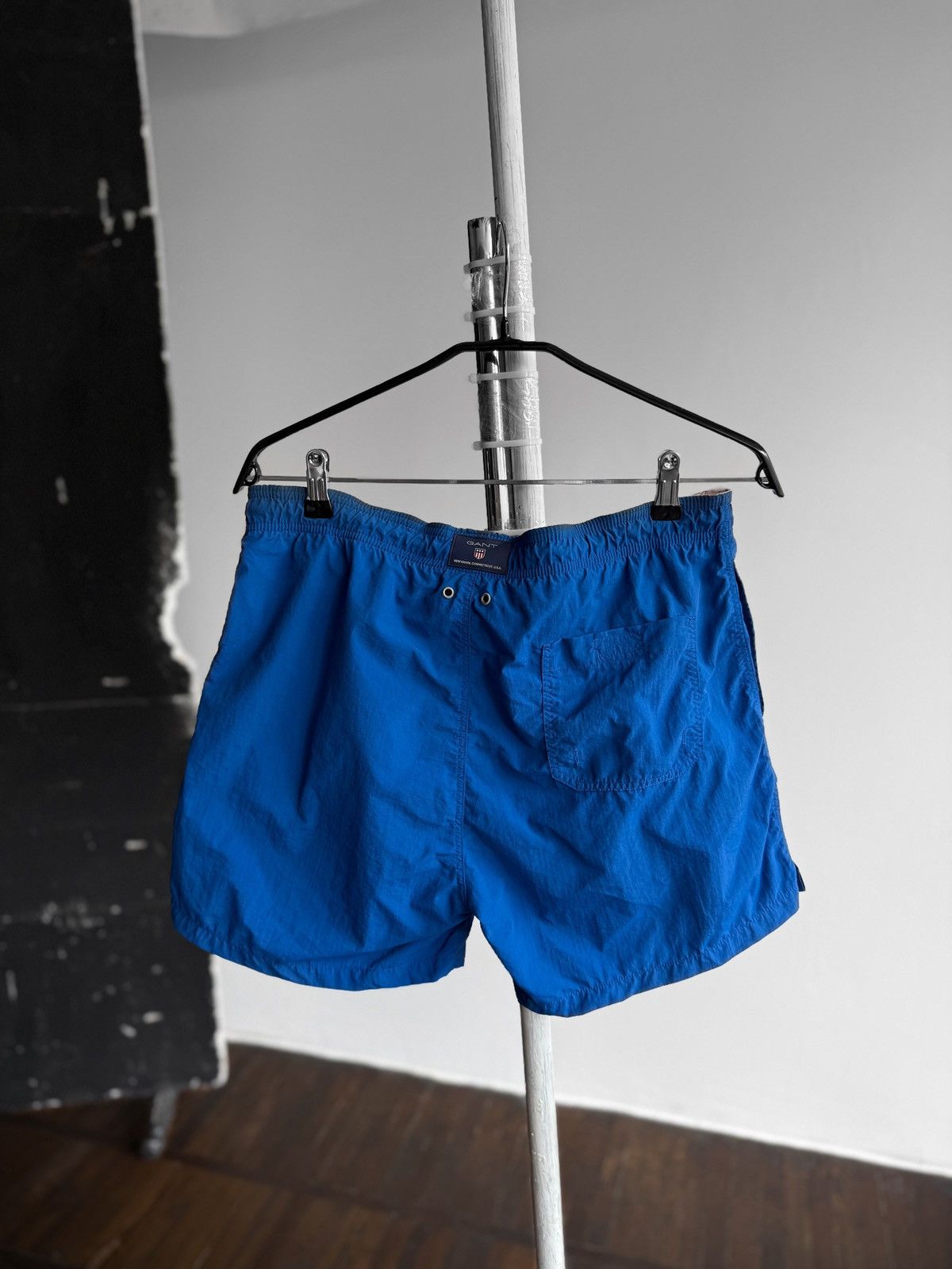 Gant Gant Mens Blue Swim Shorts Pockets Logo Size US 32 / EU 48 - 2 Thumbnail