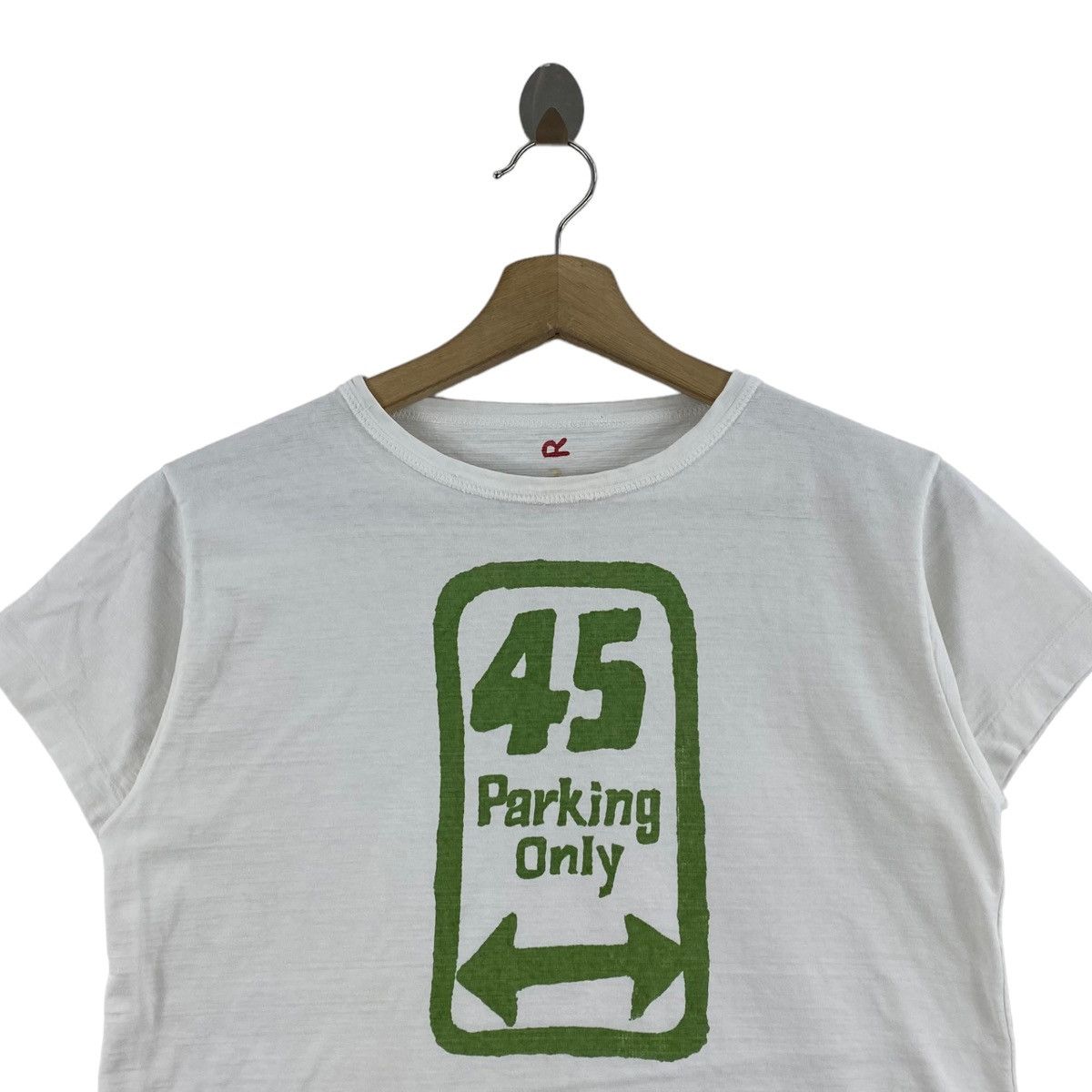 Vintage Vintage 45 PARKING ONLY Print 45rpm Japanese Brand White Size US S / EU 44-46 / 1 - 2 Thumbnail