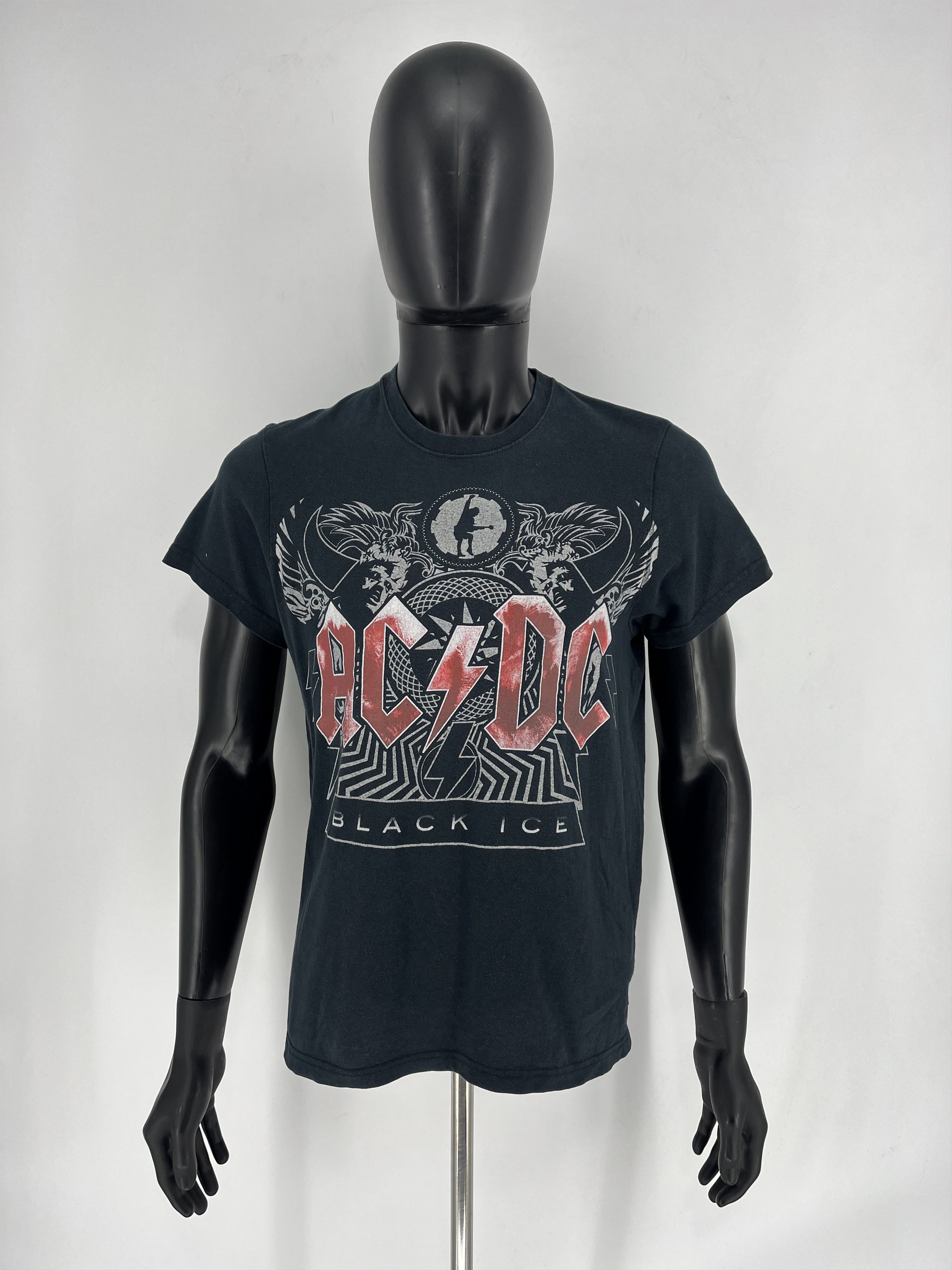 Band Tees × Vintage VINTAGE ACDC BLACK ICE TEE Heavy Metal Rock T-Shirt Like Size US M / EU 48-50 / 2 - 2 Thumbnail