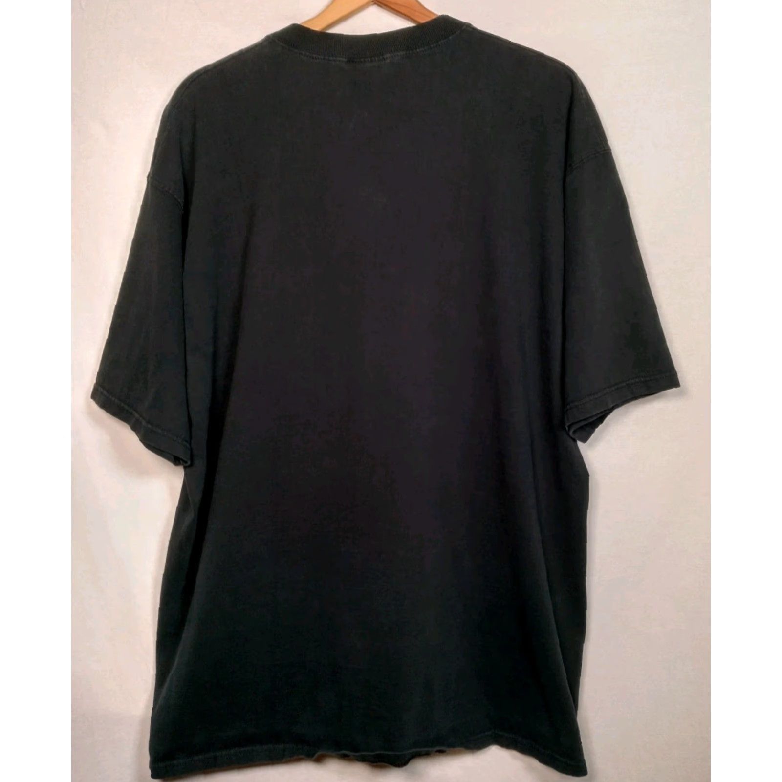 Fruit Of The Loom American Bull Rider Shirt Men XL Black Short Sleeve Rodeo Cowboy Western Size US XL / EU 56 / 4 - 4 Thumbnail