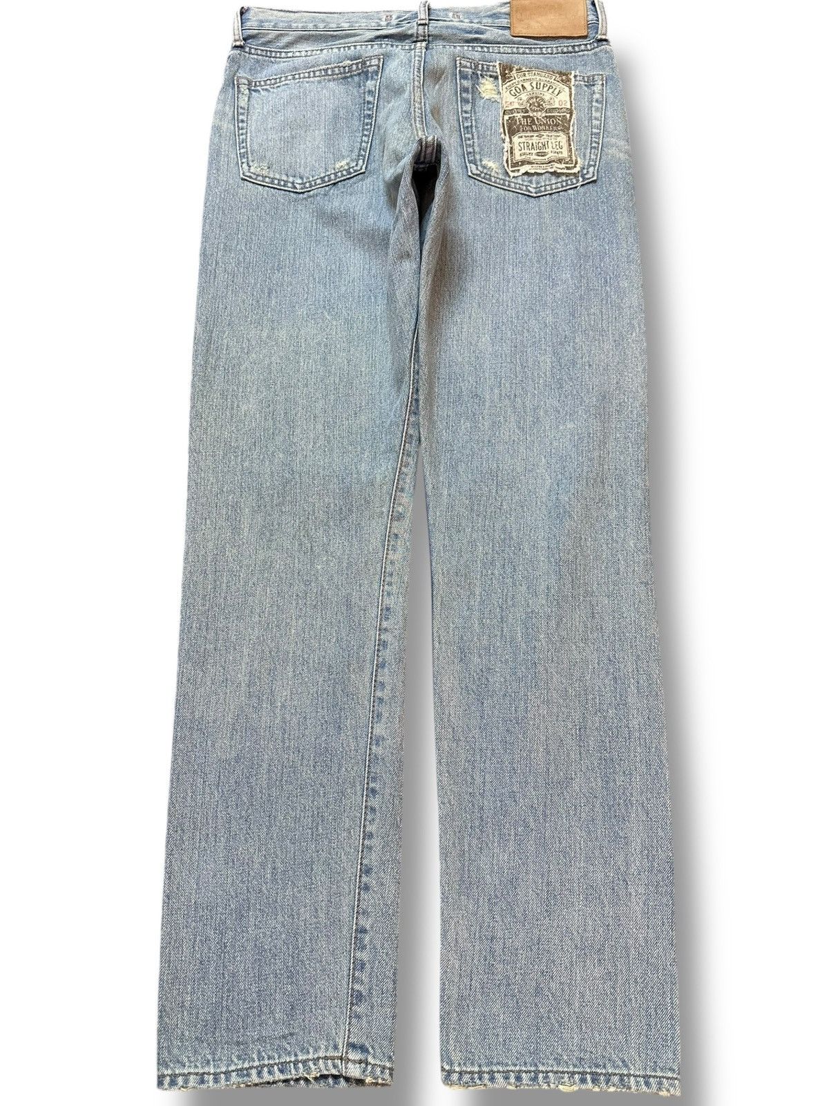 GOA Vintage Goa Selvedge Faded Distressed Denim Size US 30 / EU 46 - 6 Thumbnail
