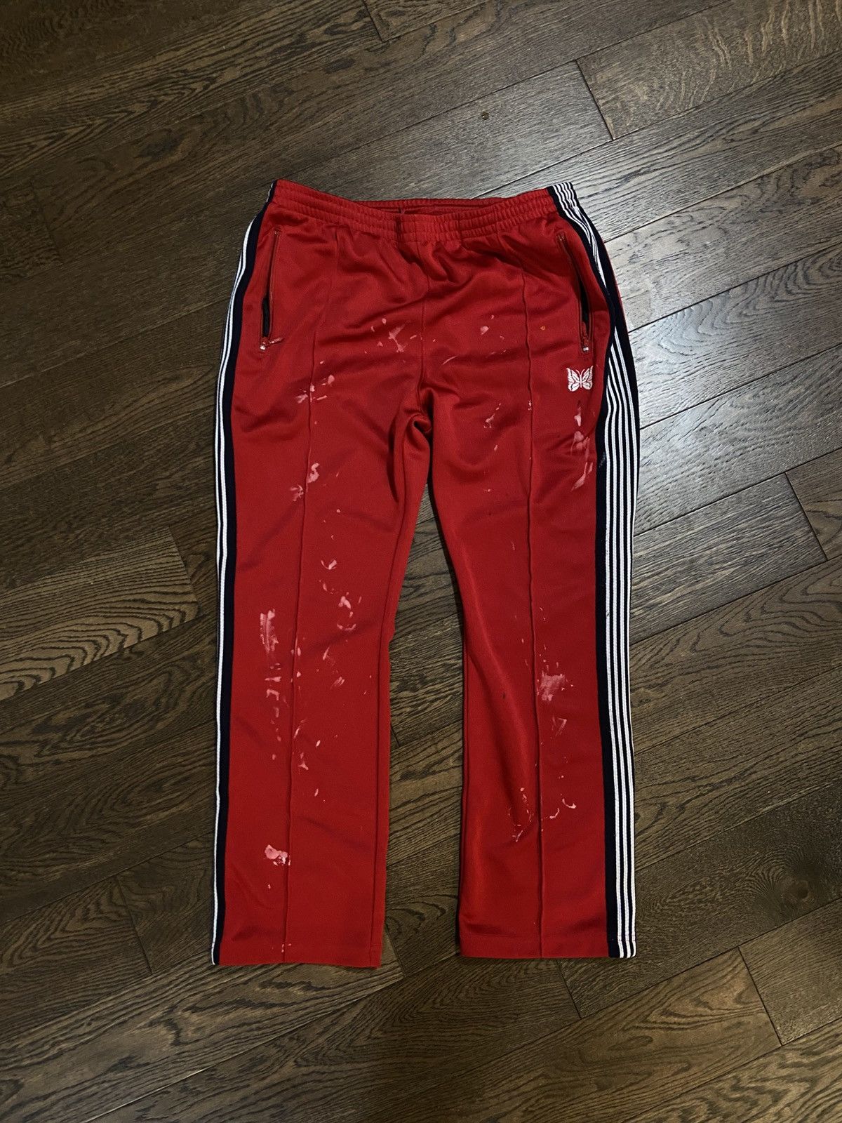 Needles Rare Paint Splatter Needles Sweatpants Size US 31 - 1 Thumbnail