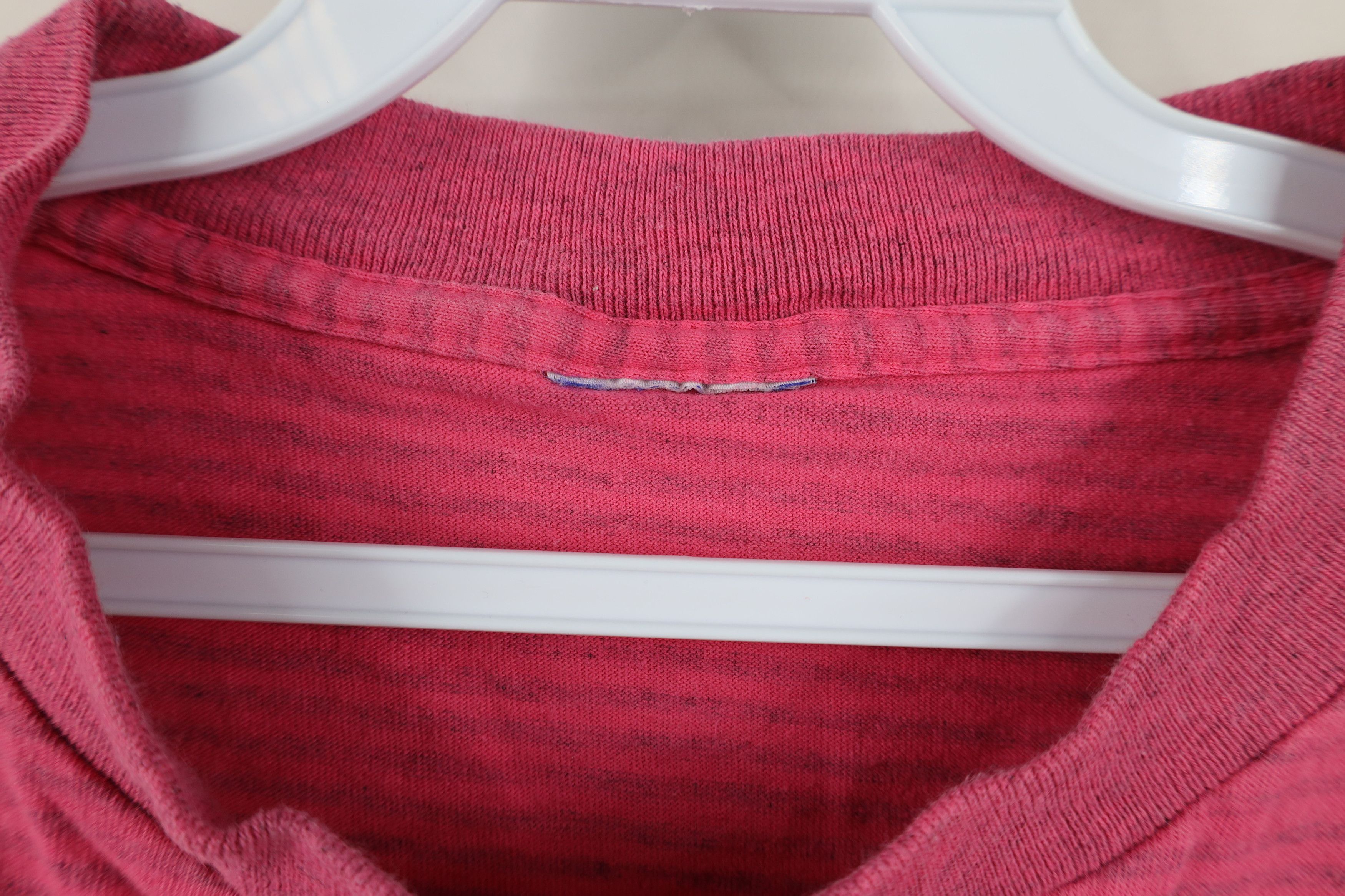 Vintage Vintage 90s Spell Out Striped Universal Studios T-Shirt Pink Size US M / EU 48-50 / 2 - 8 Thumbnail
