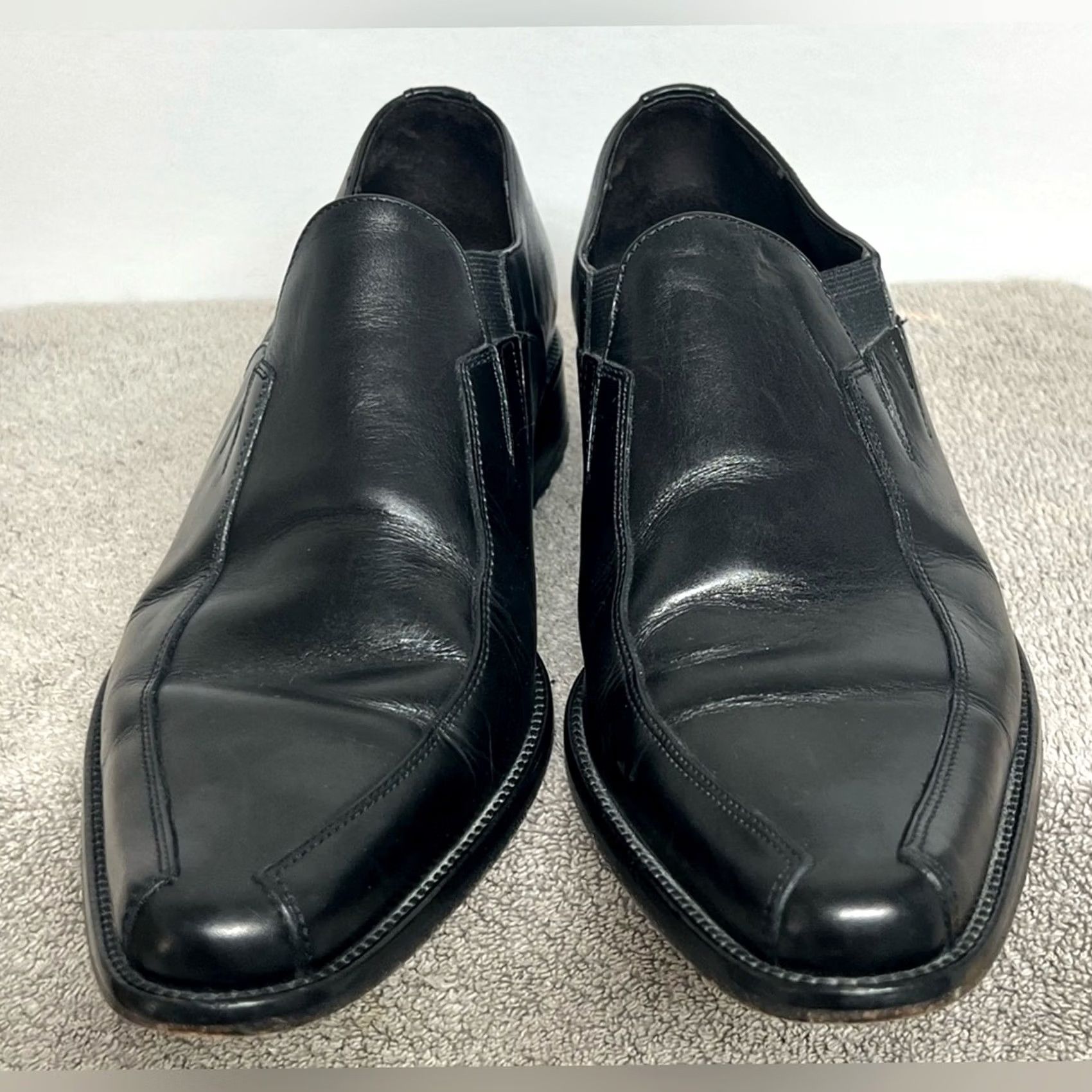 Donald Pliner Donald J Pliner Black Leather Loafers Oxford Size 8M Made In Italy Mens Shoes Size US 8 / EU 41 - 4 Thumbnail