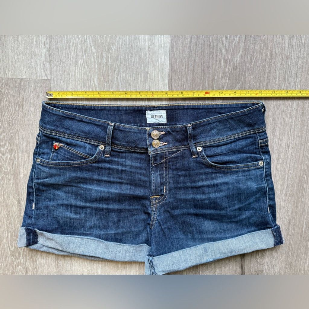 Hudson Hudson Jeans Blue Jean Shorts Classic Style Size 29" - 3 Thumbnail