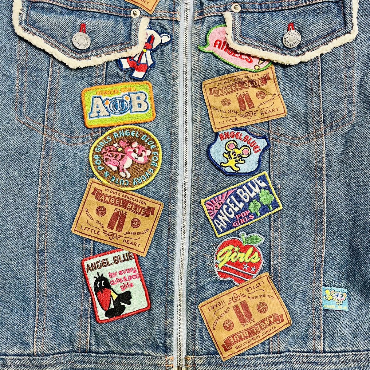 Angel Blue 2000s Angel Blue - Multipatch Hippie Style Denim Size M / US 6-8 / IT 42-44 - 12 Thumbnail