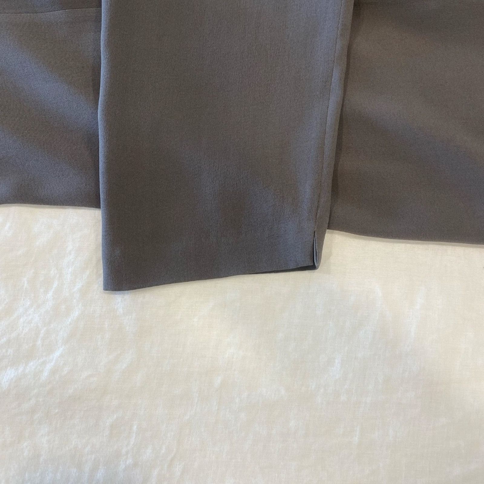 Eileen Fisher Eileen Fischer Side Zip Silk Straight Leg Pants - XS Size 24" / US 00 / IT 34 - 5 Thumbnail