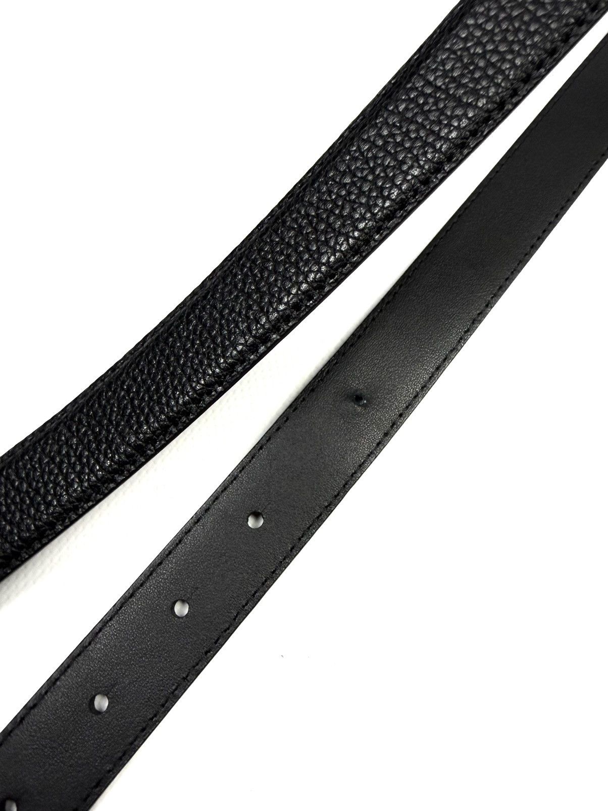 RRL Ralph Lauren LAUREN Ralph Lauren Kenton Leather Skinny Belt Black Women’s Size ONE SIZE - 11 Thumbnail