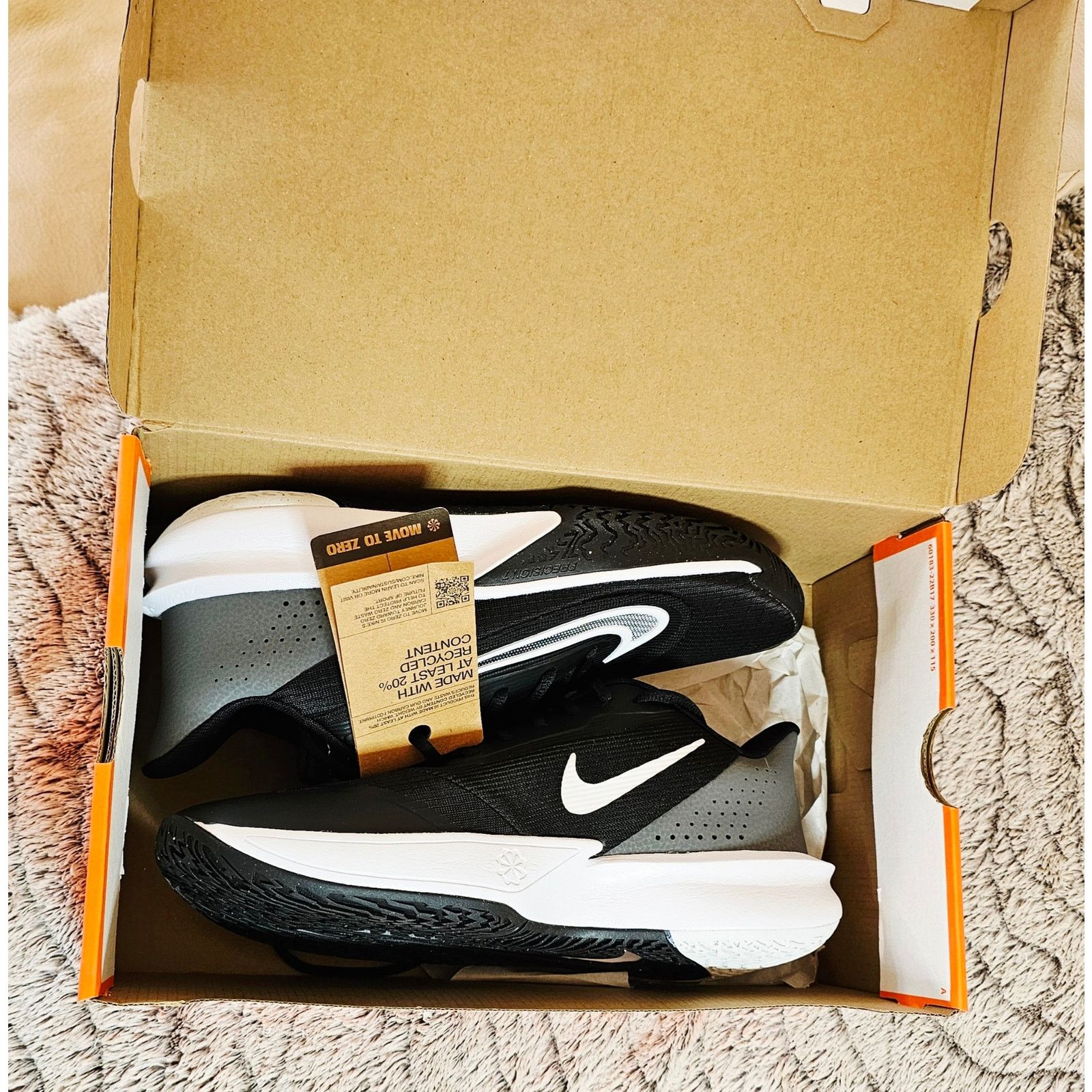 Nike NIB-Nike Precision 7 Sneakers - Black/White/Grey – Men’s 8.5 Size US 8.5 / EU 41-42 - 8 Thumbnail
