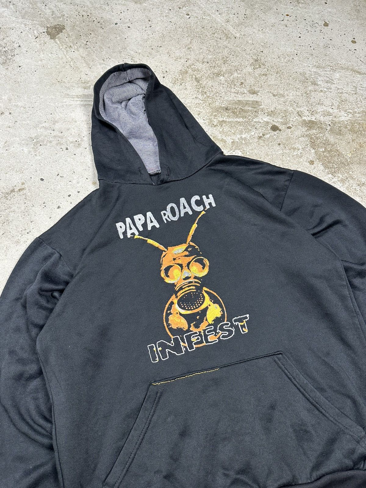 Band Tees × Vintage Vintage Y2K Papa Roach Infest Band Tour Hoodie Rare Size US S / EU 44-46 / 1 - 3 Thumbnail