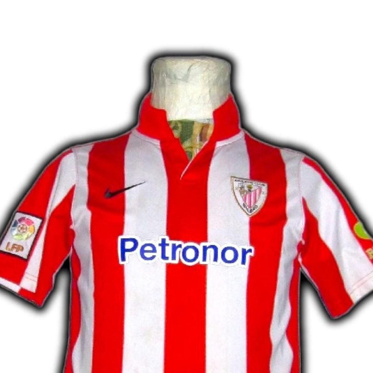 Nike Athletic Club Bilbao Spain 2013 2014 Home Shirt Jersey Size US S / EU 44-46 / 1 - 1 Thumbnail