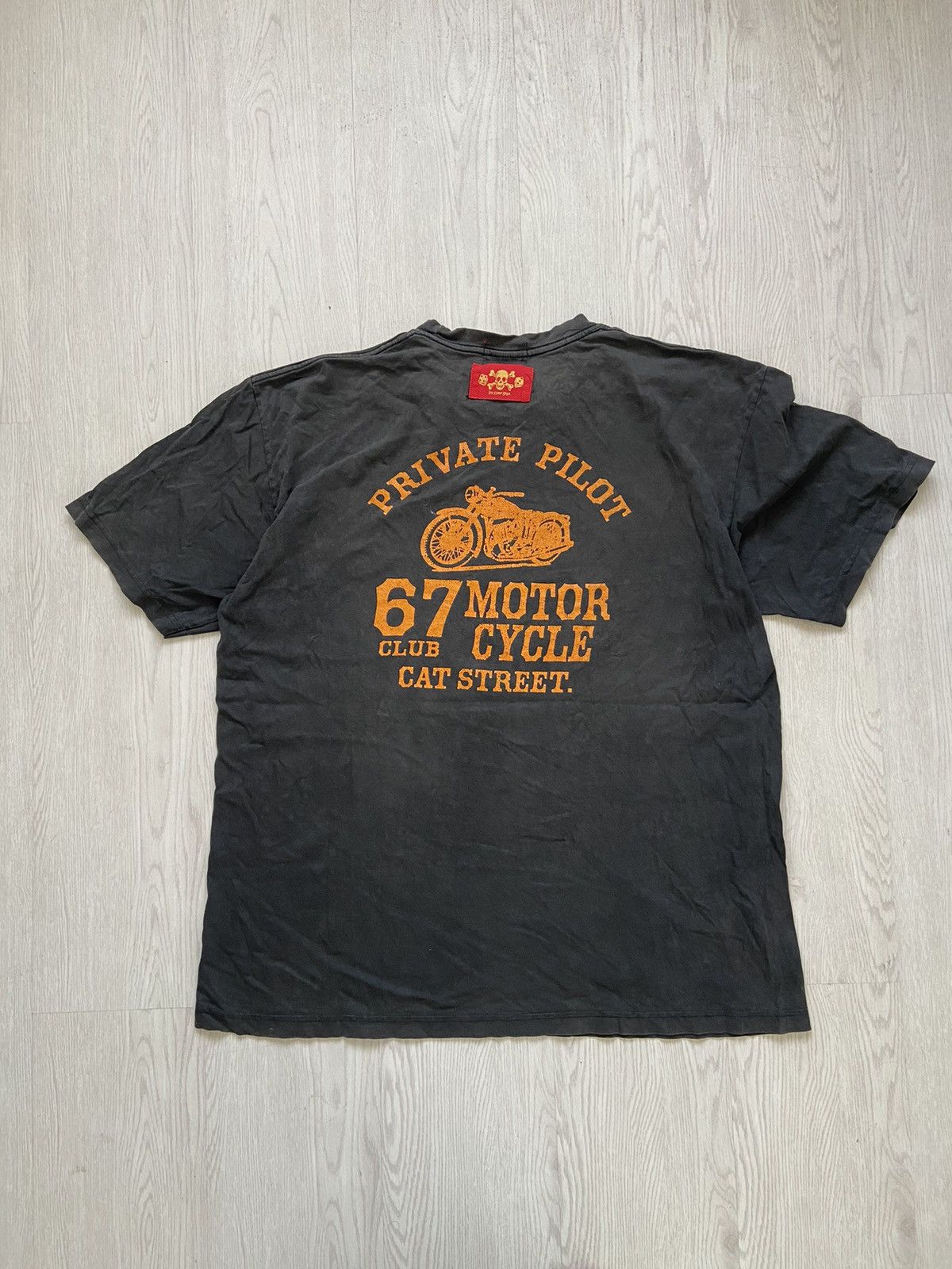 Beauty Beast × Bounty Hunter × Japanese Brand Vintage 1990’s Cream Soda ‘Private Pilot’ Tshirt Size US XL / EU 56 / 4 - 2 Thumbnail