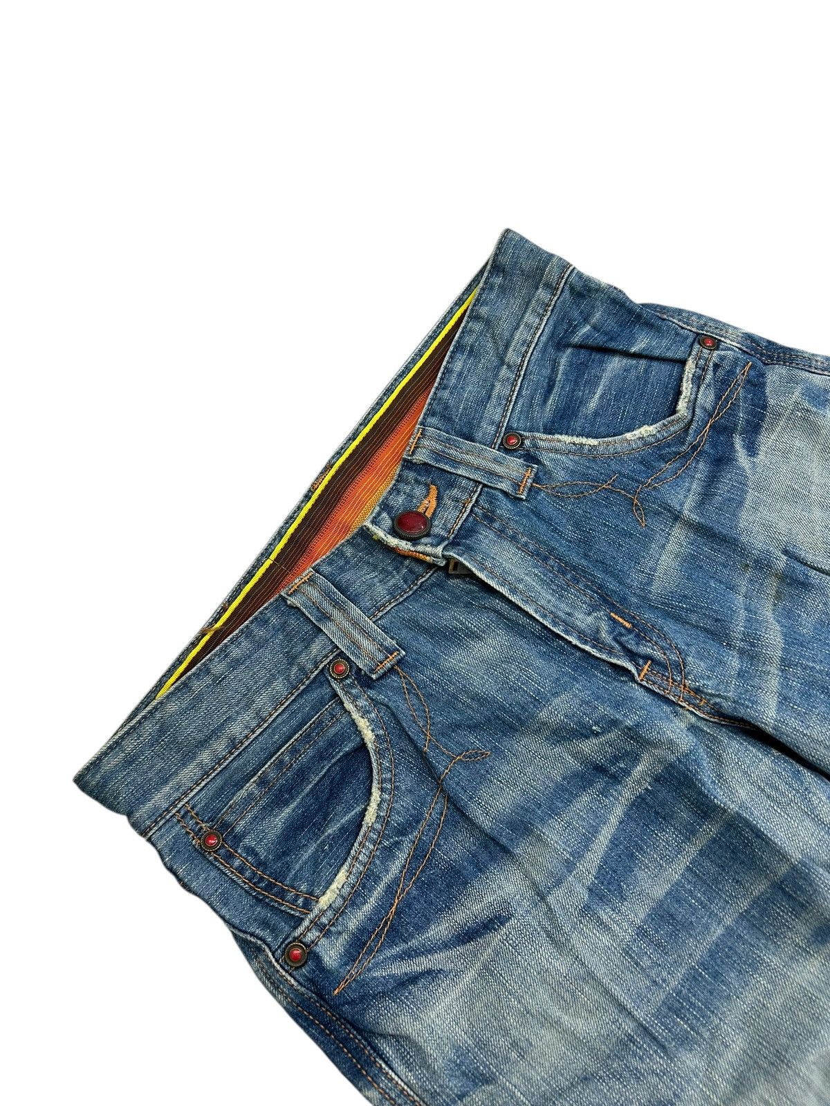 Edwin Flare Edwin 503 Blue Trip Clawn Marks Washed Size US 30 / EU 46 - 8 Thumbnail