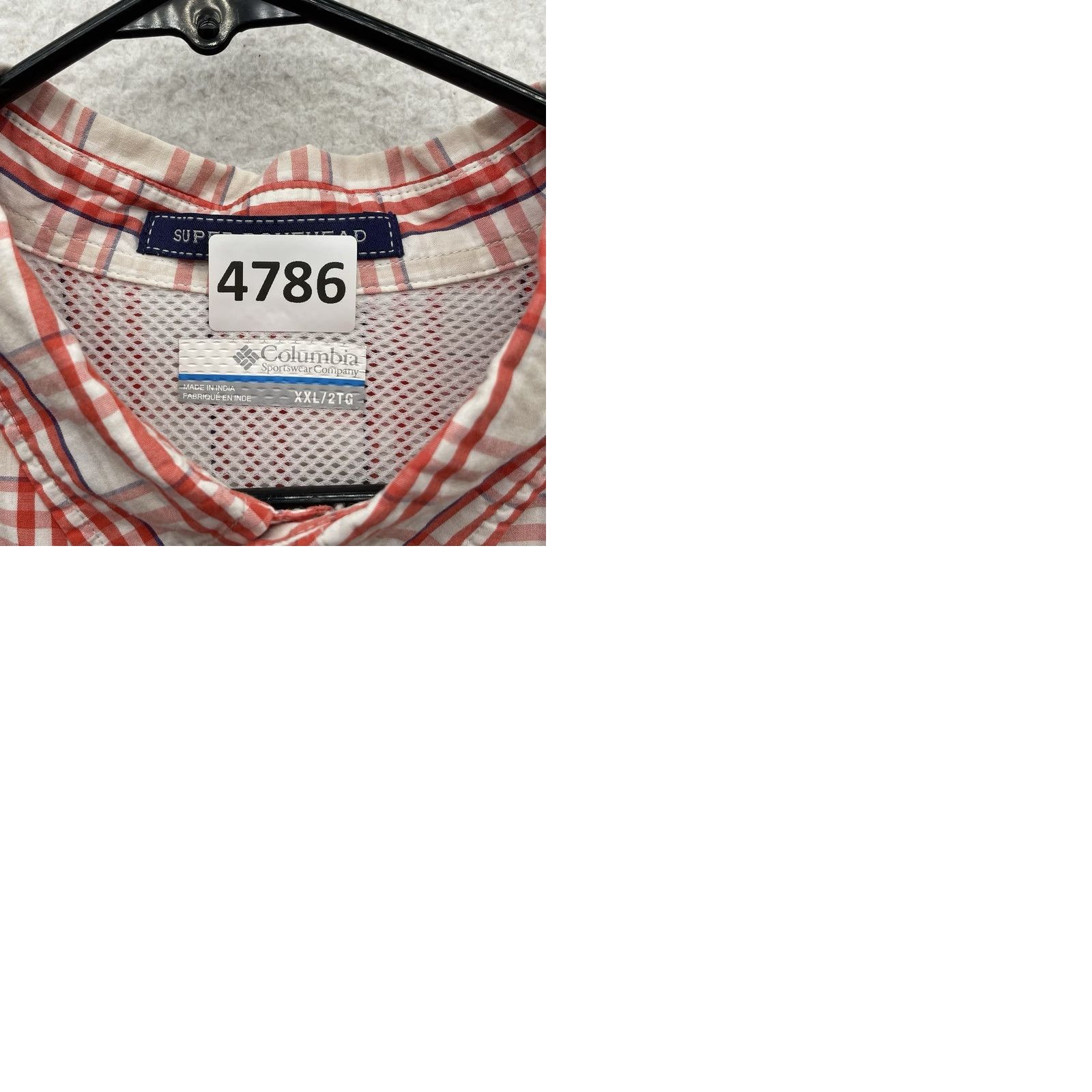 Vintage Columbia PFG Omni-Shade Clemson Tigers Shirt Mens 2XL Orange Plaid Button-Up Size US XXL / EU 58 / 5 - 9 Thumbnail