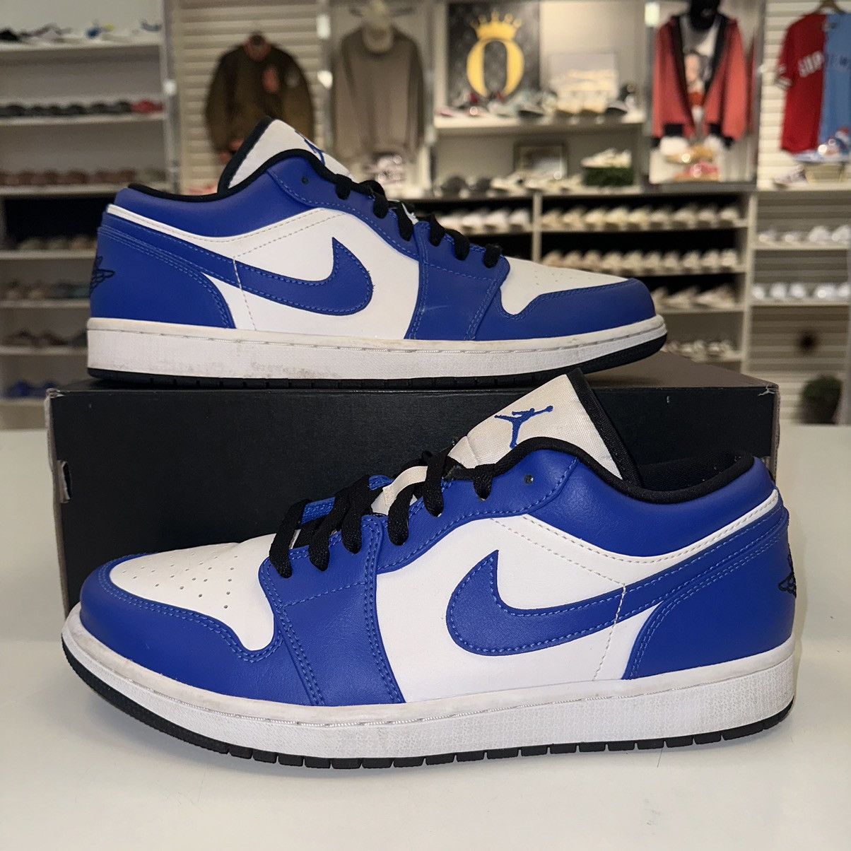 image of Size 11 - Jordan 1 Low Game Royal Shoes in Blue, Men's