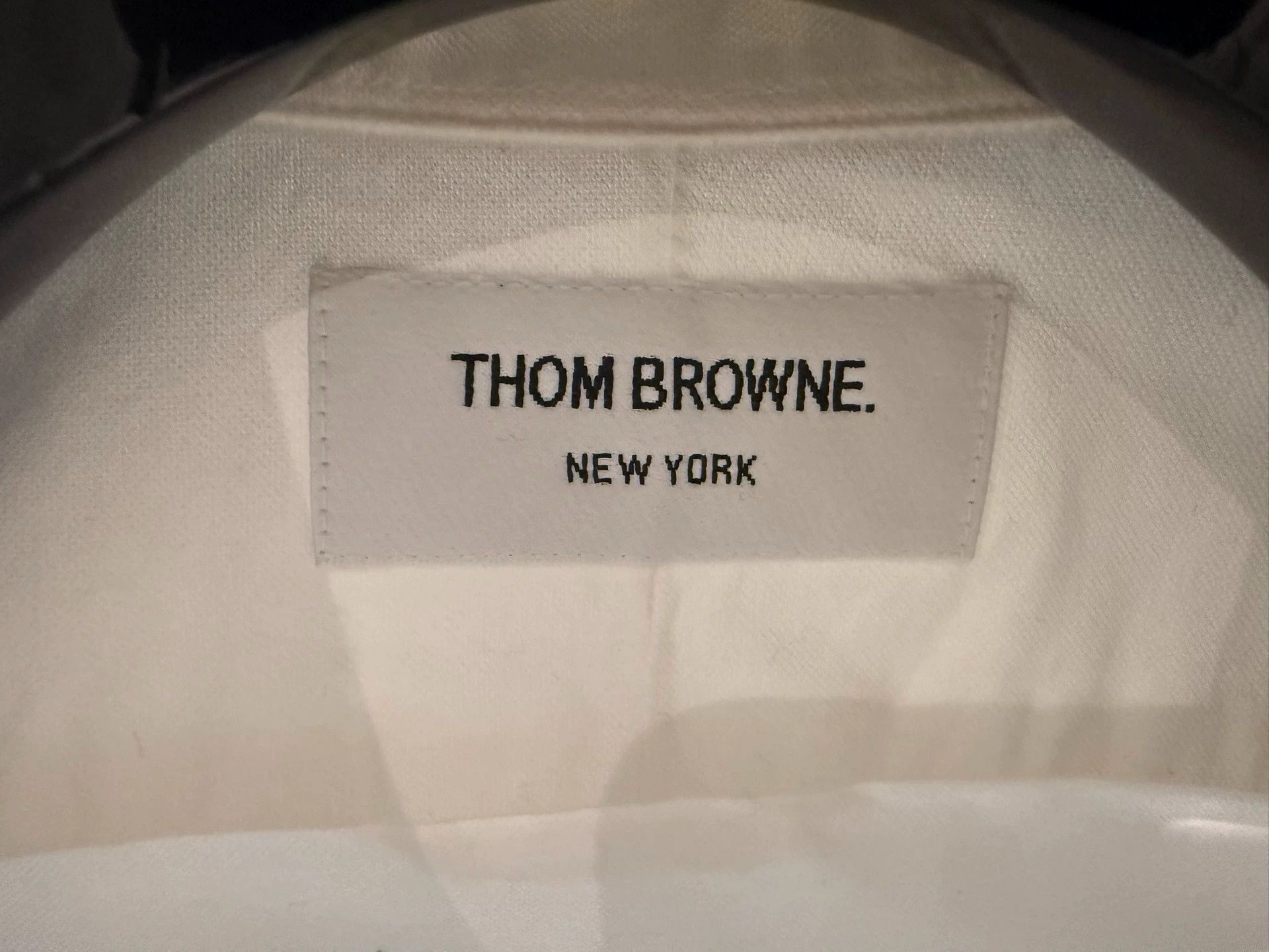 Thom Browne Thom Browne White 3-Color Strap Pocket Shirt Size 0 95 New Size US XS / EU 42 / 0 - 3 Thumbnail