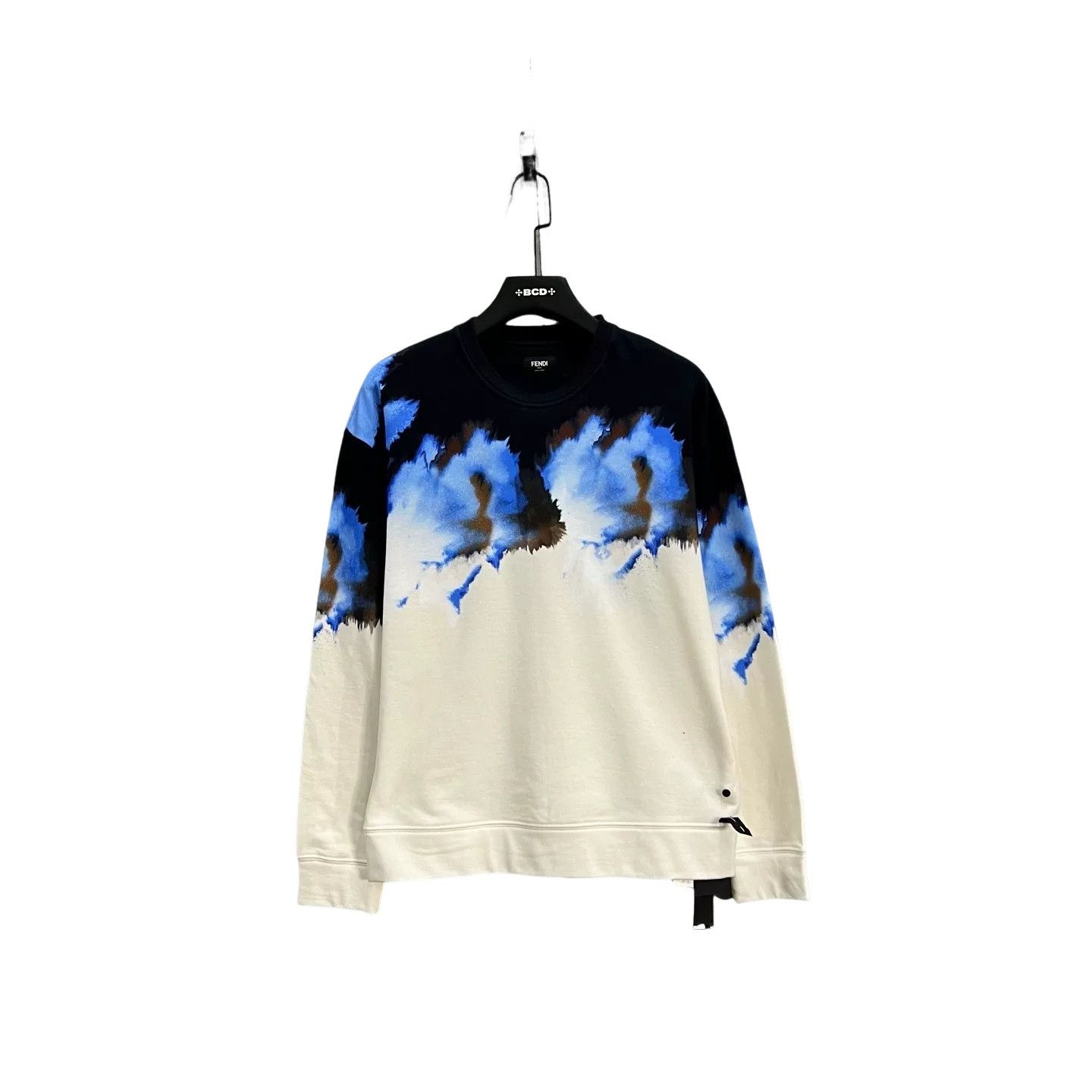 Fendi Fendi Gradient Ink-Wash Crewneck Sweatshirt S Size US S / EU 44-46 / 1 - 1 Thumbnail