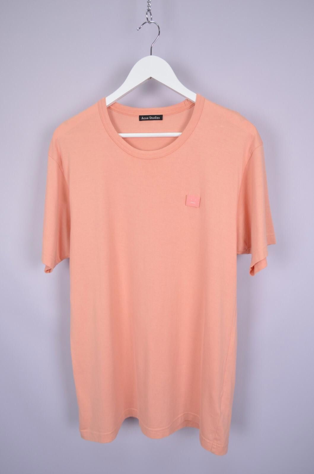 Acne Studios Acne Studios Nash Face Logo Mens Size L Slim Fit Peach Size US L / EU 52-54 / 3 - 1 Thumbnail