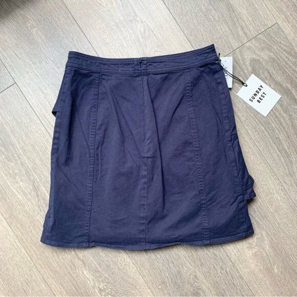 Aritzia Aritzia Sunday Best Women's Mini Skirt Draped ruffles Size 27" / US 4 / IT 40 - 4 Thumbnail