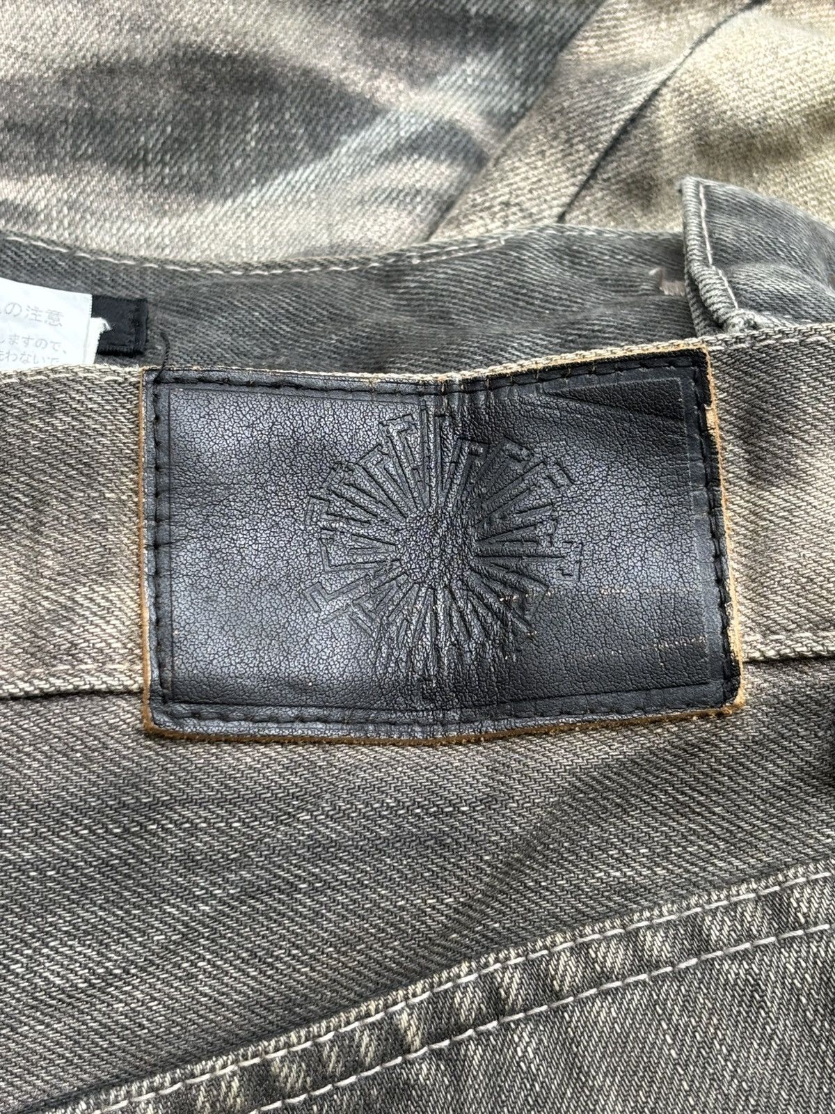 Tornado Mart Whiskered Washed Flared Denim Jeans Size US 29 - 7 Thumbnail