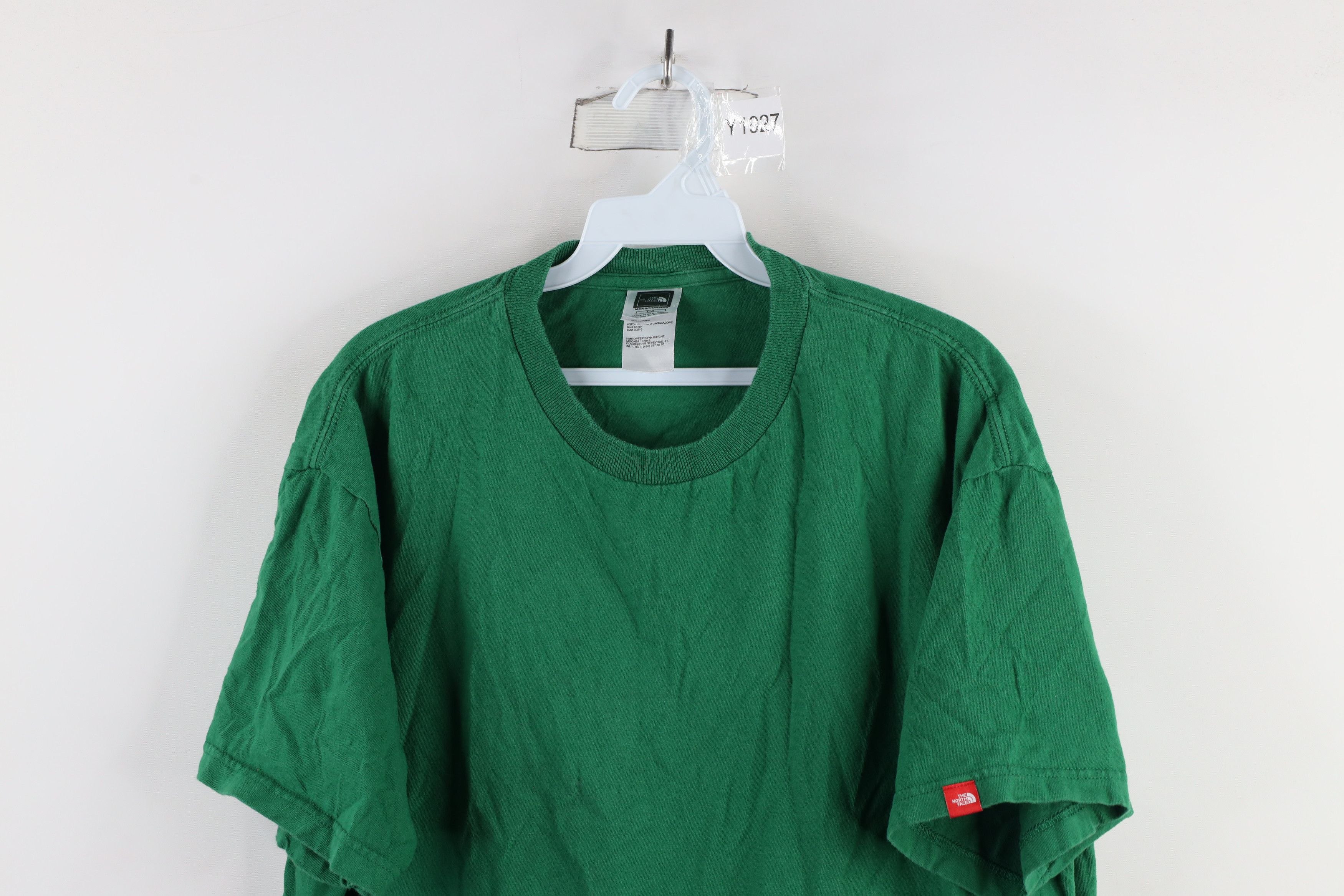 The North Face × Vintage Vintage The North Face Spell Out Short Sleeve T-Shirt Green Size US L / EU 52-54 / 3 - 2 Thumbnail