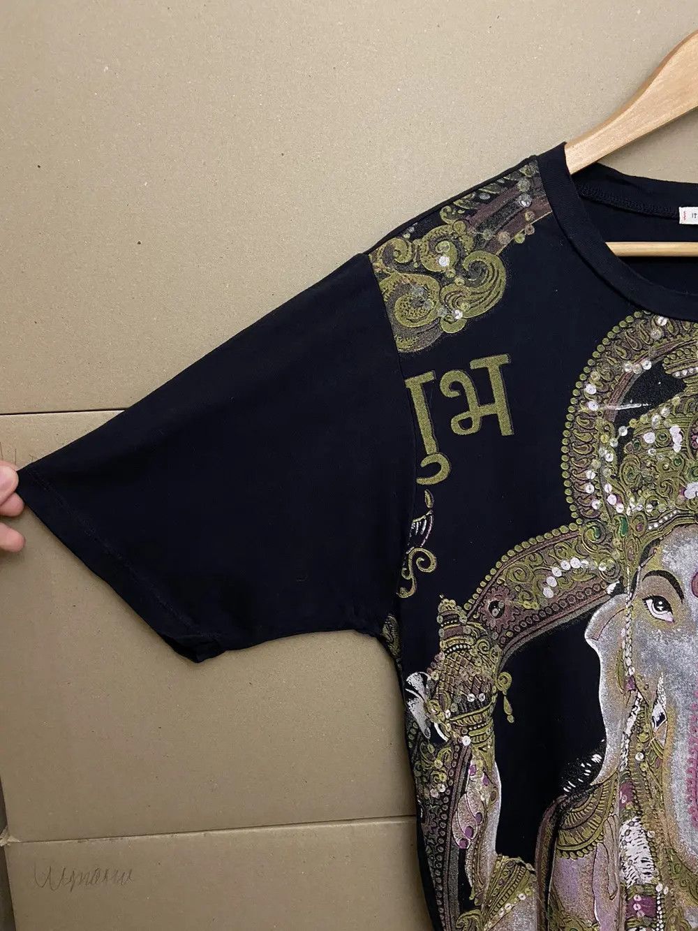 Affliction RARE VINTAGE GANESH HINDU TEE T SHIRT Y2K AFFLICTION SKATE Size US L / EU 52-54 / 3 - 7 Thumbnail