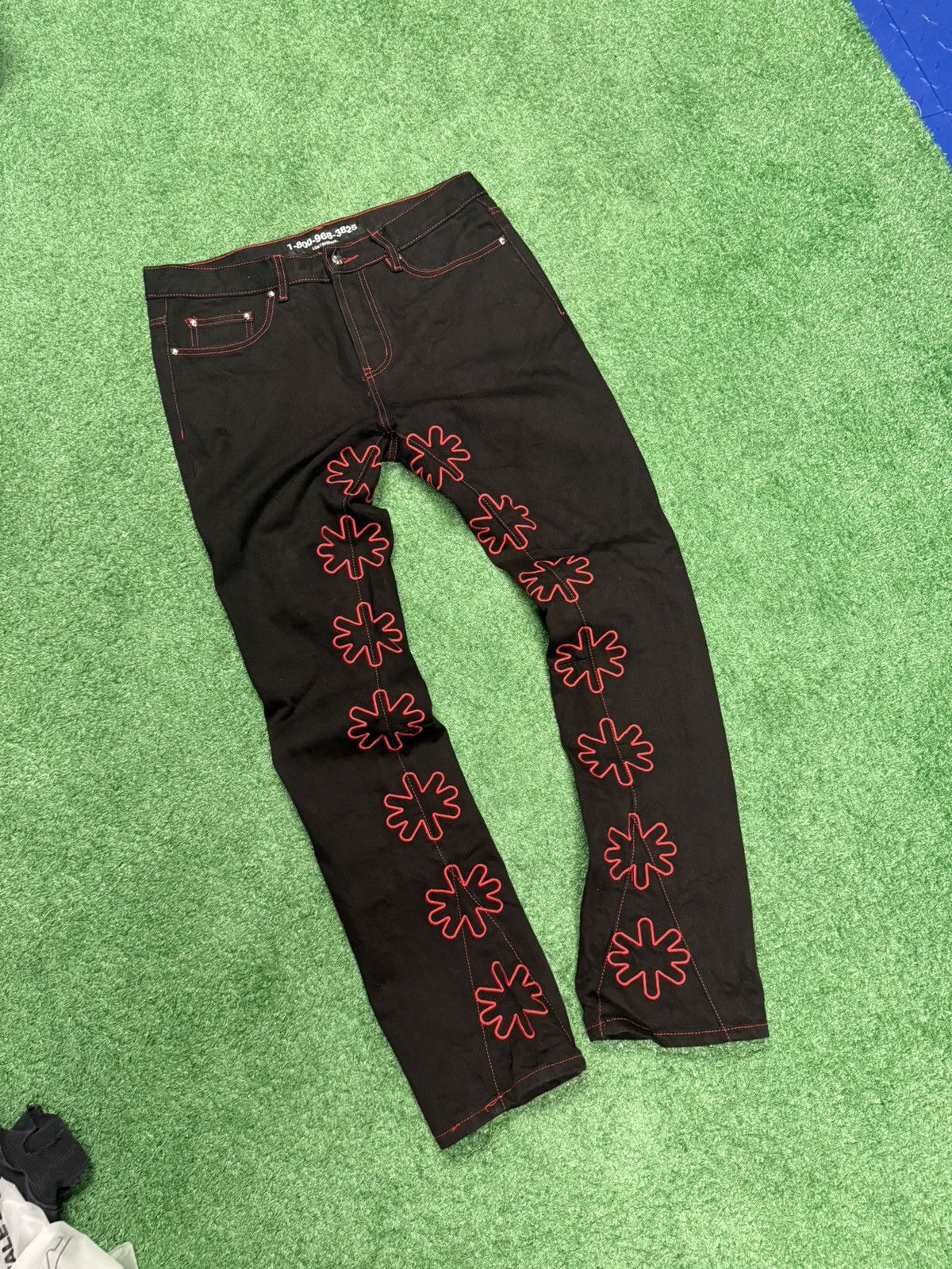 Lost shadows outline logo denim size 36