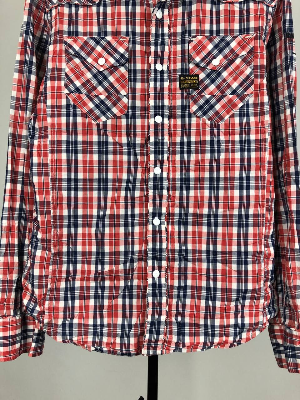 G-Star G-Star Raw Shirt New Midnight Fresh Piping Check size L Size US L / EU 52-54 / 3 - 3 Thumbnail