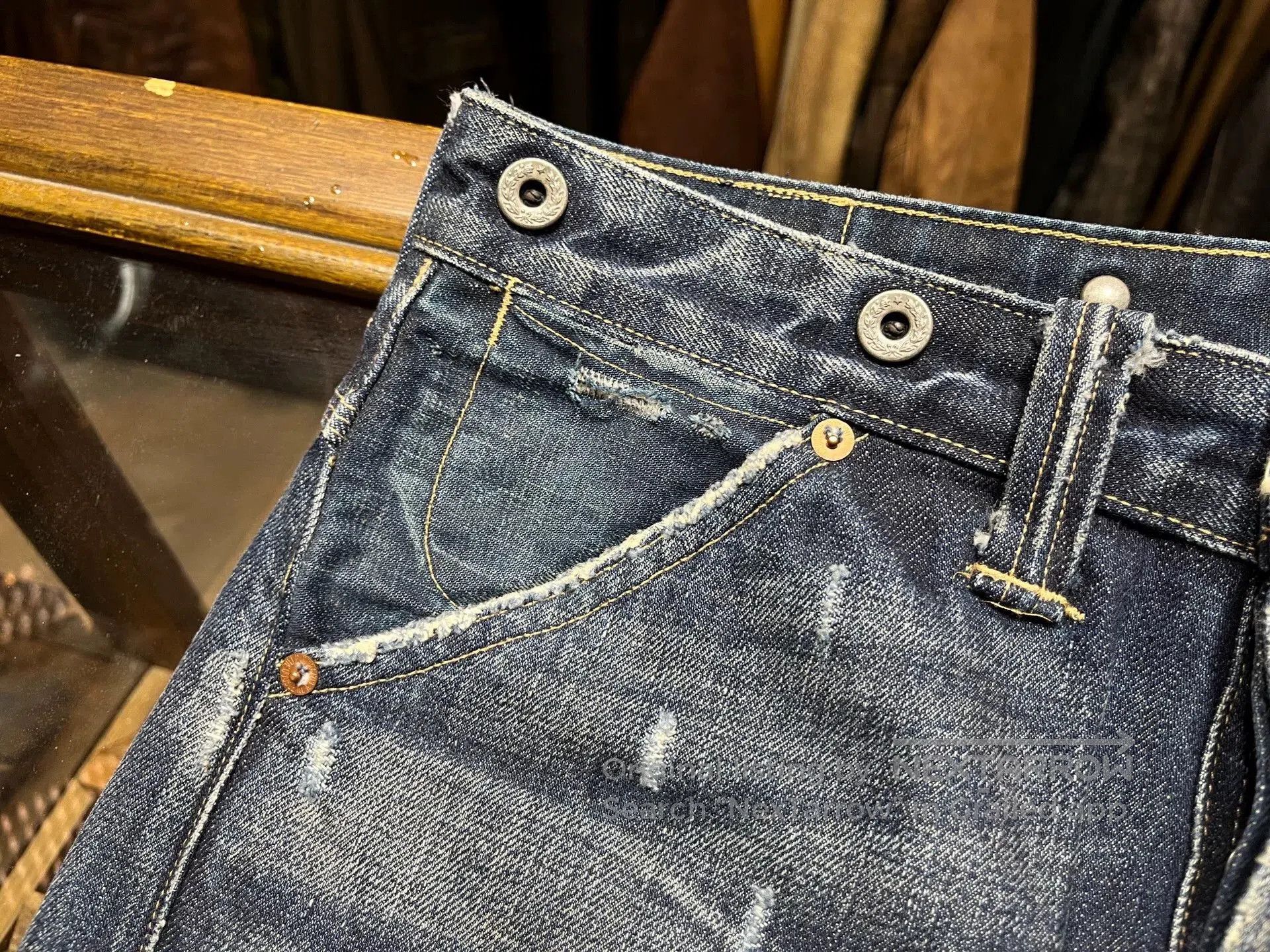 RRL Ralph Lauren vintage distressed denim jeans RRL. Size US 29 - 6 Thumbnail