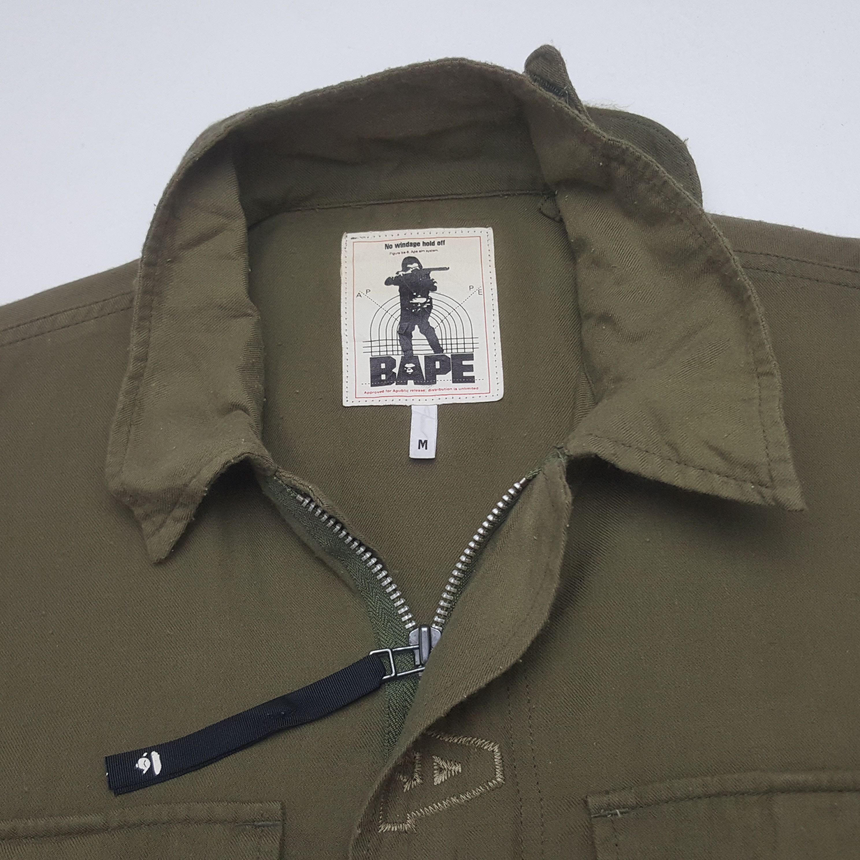 Bape Vintage A Bathing Ape BAPE Button Up Jacket Size US M / EU 48-50 / 2 - 4 Thumbnail