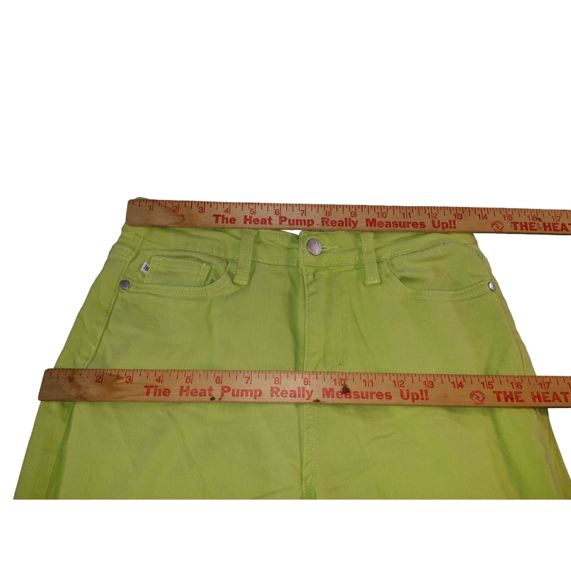 Judy Blue Judy Blue Los Angeles Jeans Women Sz 5/27 Slim Fit Lime Gree Size 27" / US 4 / IT 40 - 2 Thumbnail
