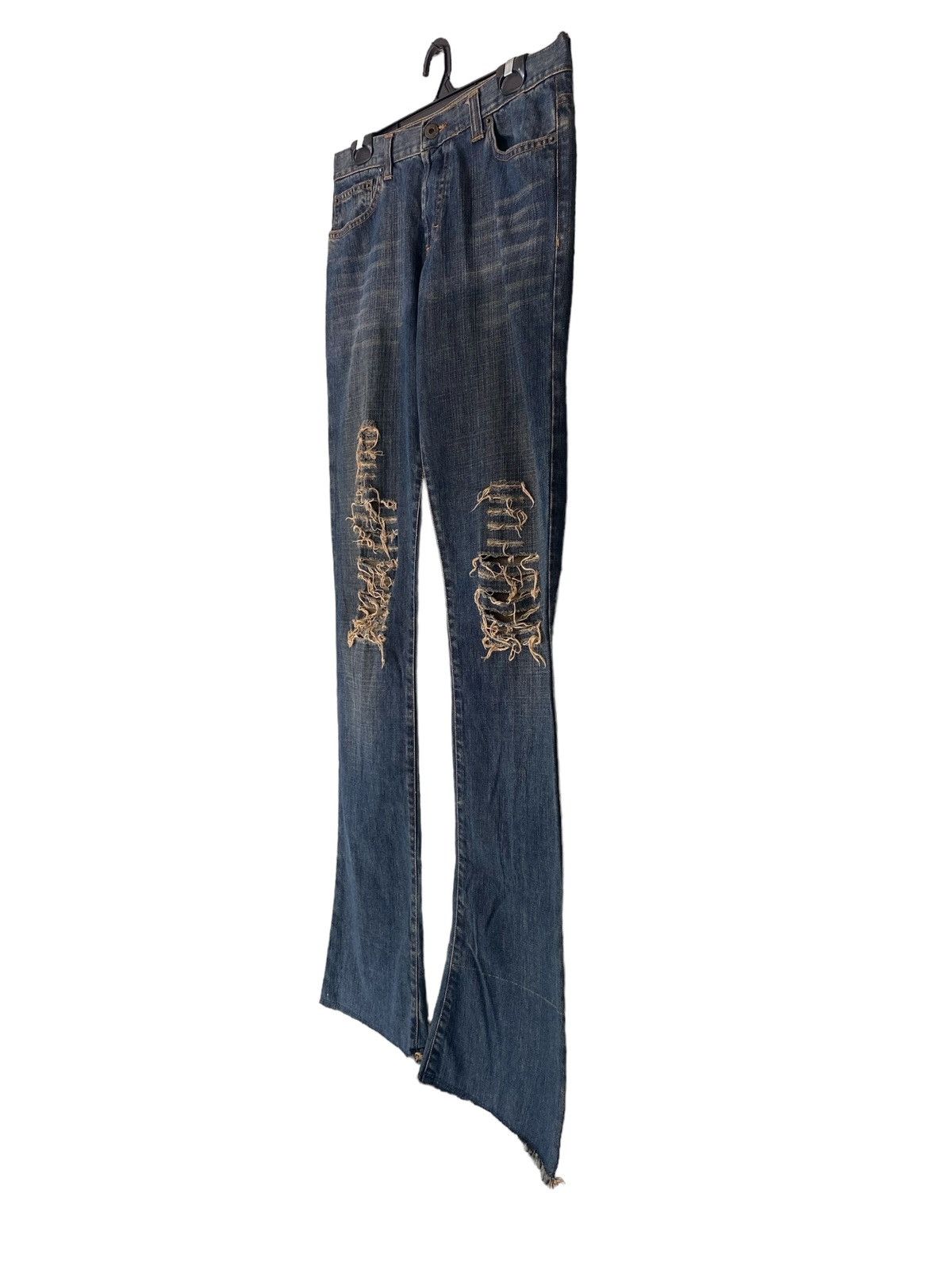 Dolce & Gabbana Rare DOLCE & GABBANA Distressed Flare Jeans W32” Size 32" / US 10 / IT 46 - 6 Thumbnail
