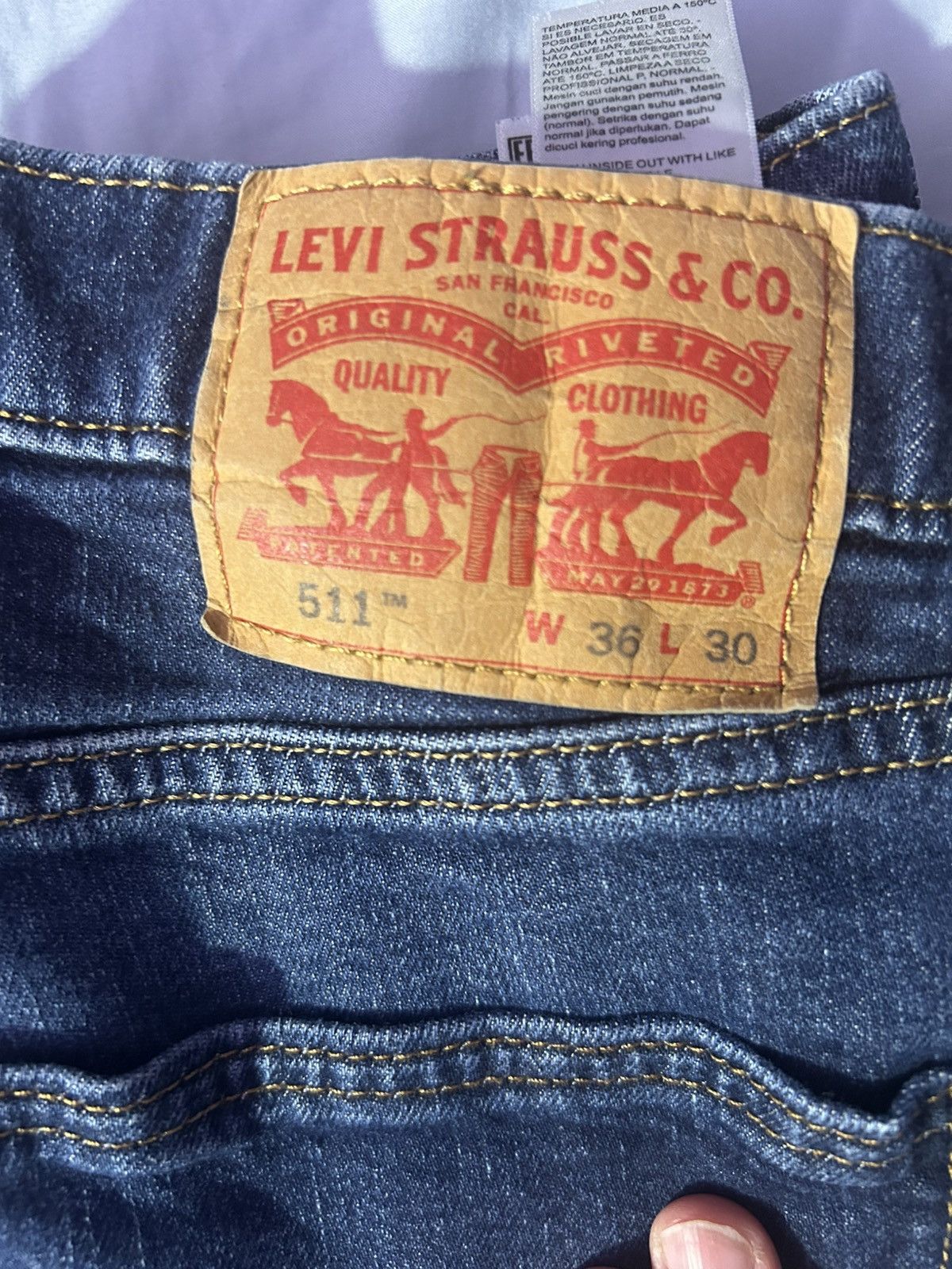 Levi's Levi 511 Jeans Size US 36 / EU 52 - 2 Thumbnail