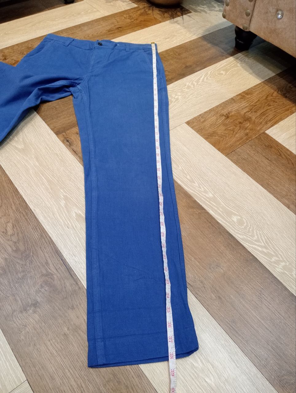 Margaret Howell MARGARET HOWELL BLUE COTTON PANTS Size US 30 / EU 46 - 13 Thumbnail