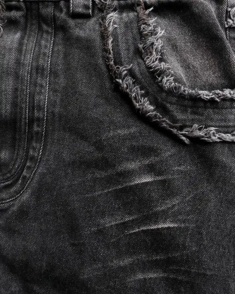 Vintage Streetwear Y2K Gothic Baggy Jeans Size US 31 - 5 Thumbnail