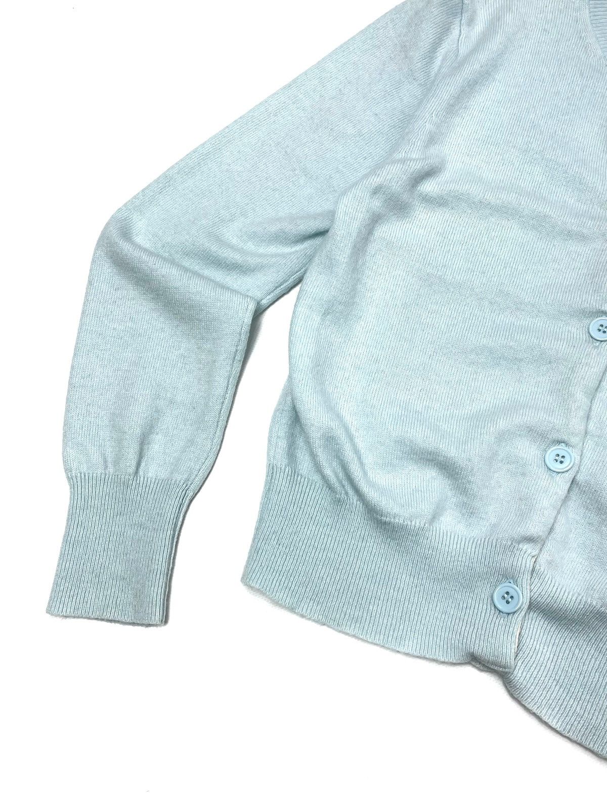 Acne Studios ACNE STUDIOS Face Logo Wool Knit Cardigan – Size S Size S / US 4 / IT 40 - 7 Thumbnail