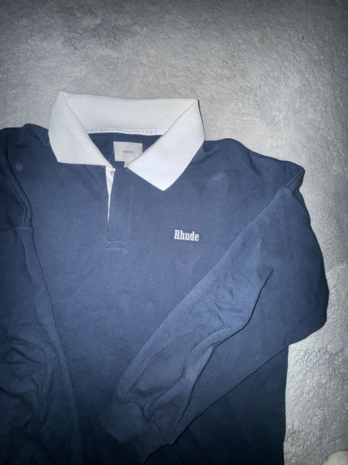 Rhude Rhude long sleeve polo Size US M / EU 48-50 / 2 - 2 Thumbnail
