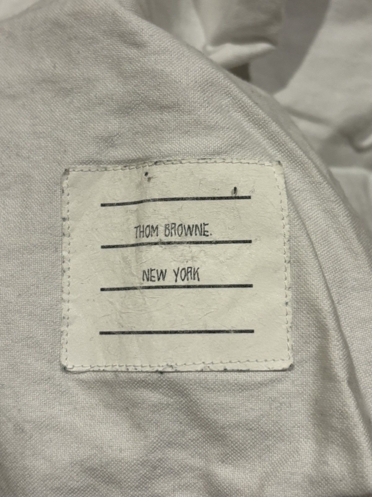 Thom Browne Thom Browne Signature Grosgrain Shirt White Size US XL / EU 56 / 4 - 3 Thumbnail
