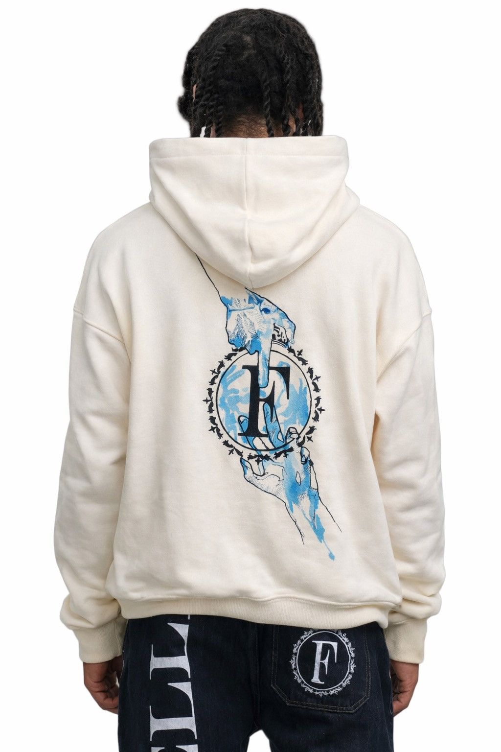 Other Finelli Mens Cream Hoodie Graphic Print Pullover Streetwear Size US M / EU 48-50 / 2 - 3 Thumbnail